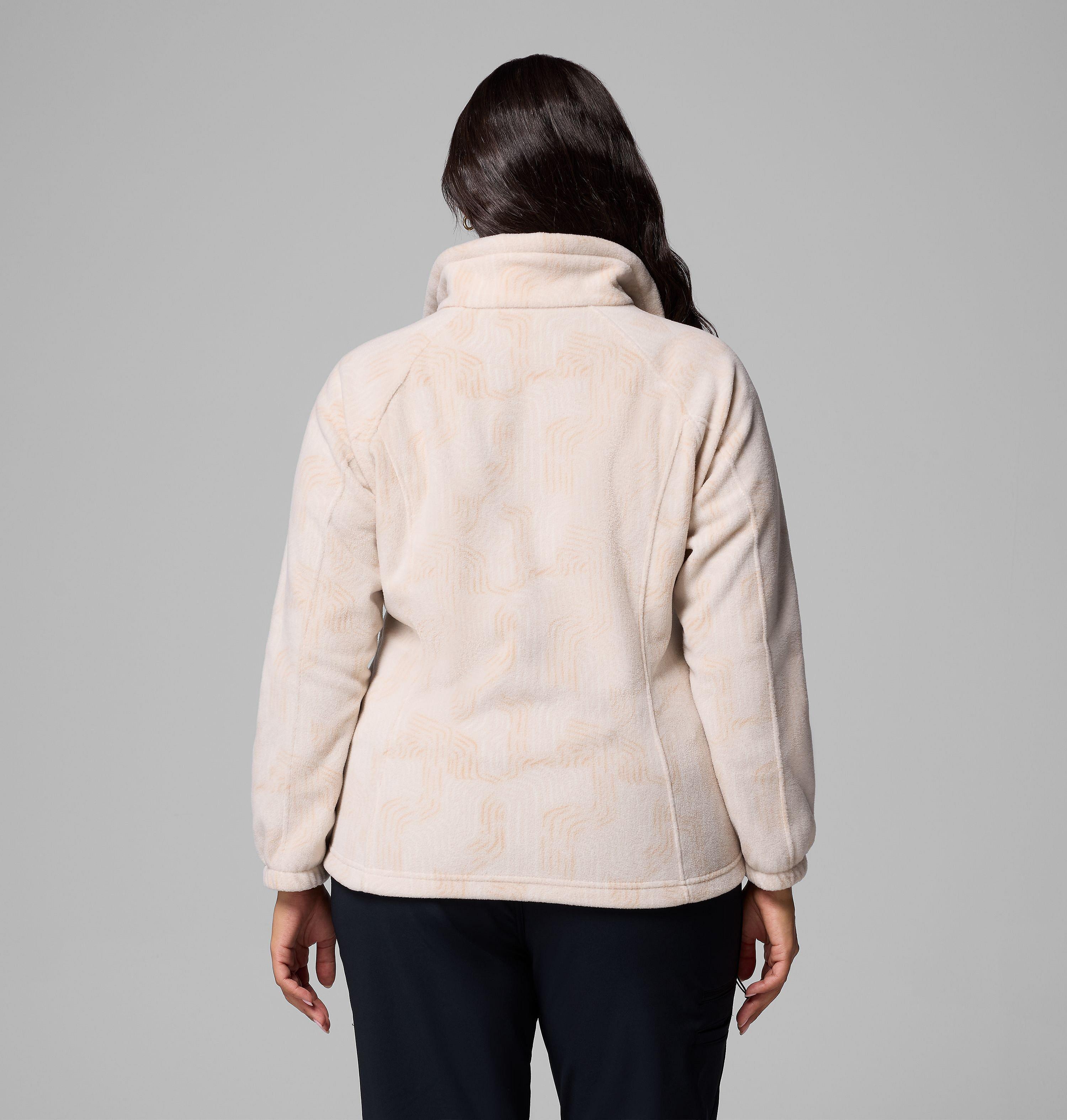 Veste polaire zippée imprimée Benton Springs Femme - Grandes tailles 3