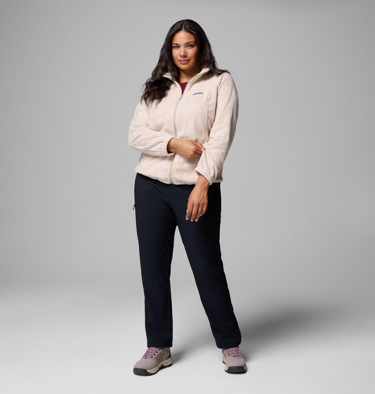 Veste polaire zippée imprimée Benton Springs™ Femme - Grandes tailles 2