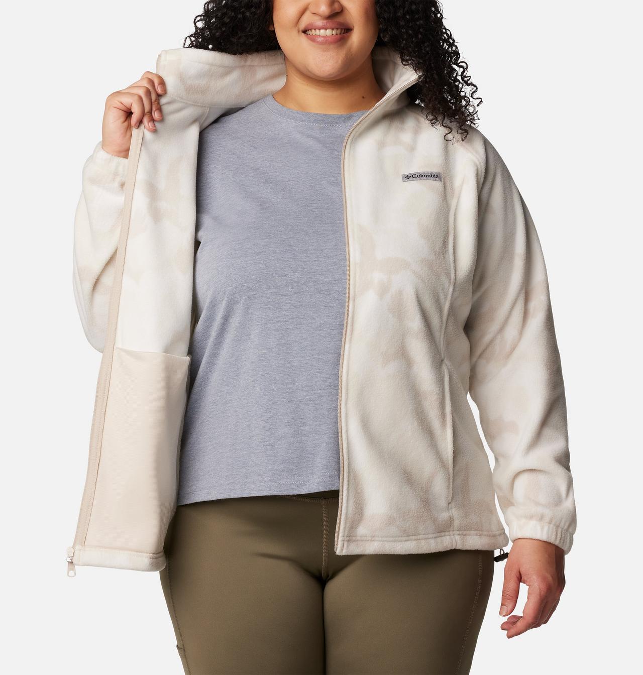 Women's Benton Springs™ Printed Full Zip Fleece Jacket - Plus Size 5