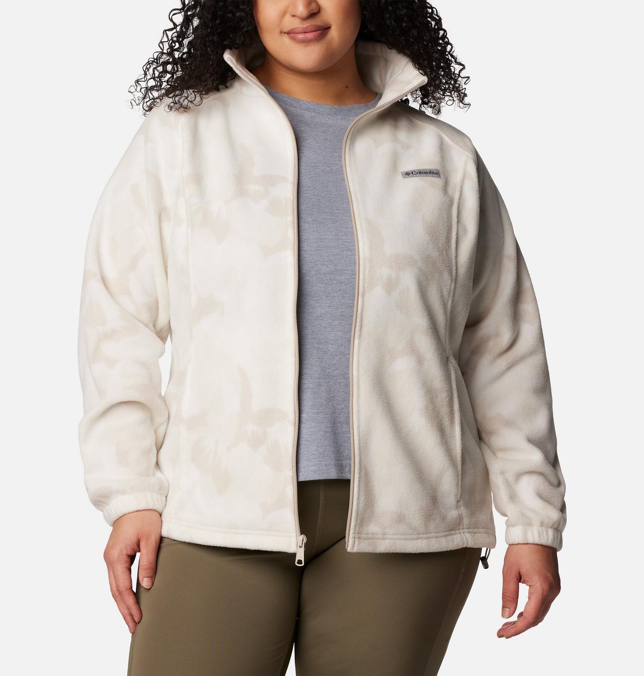 Women's Benton Springs™ Printed Full Zip Fleece Jacket - Plus Size 7