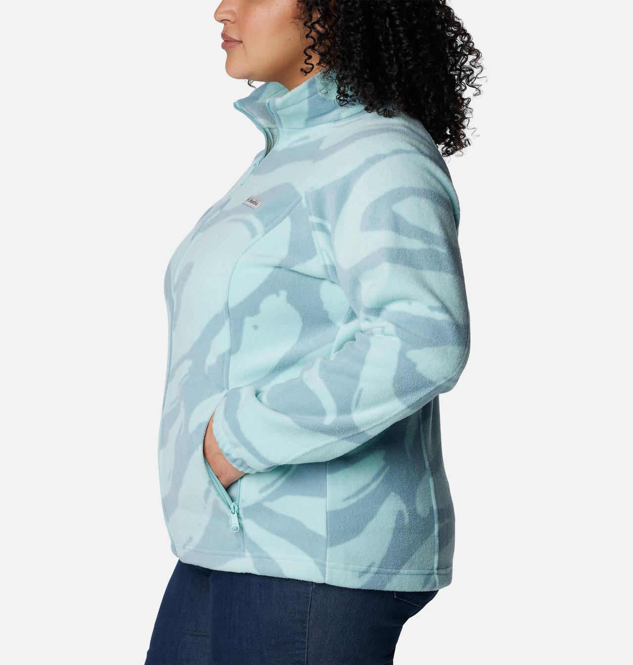 Women's Benton Springs™ Printed Full Zip Fleece Jacket - Plus Size 3