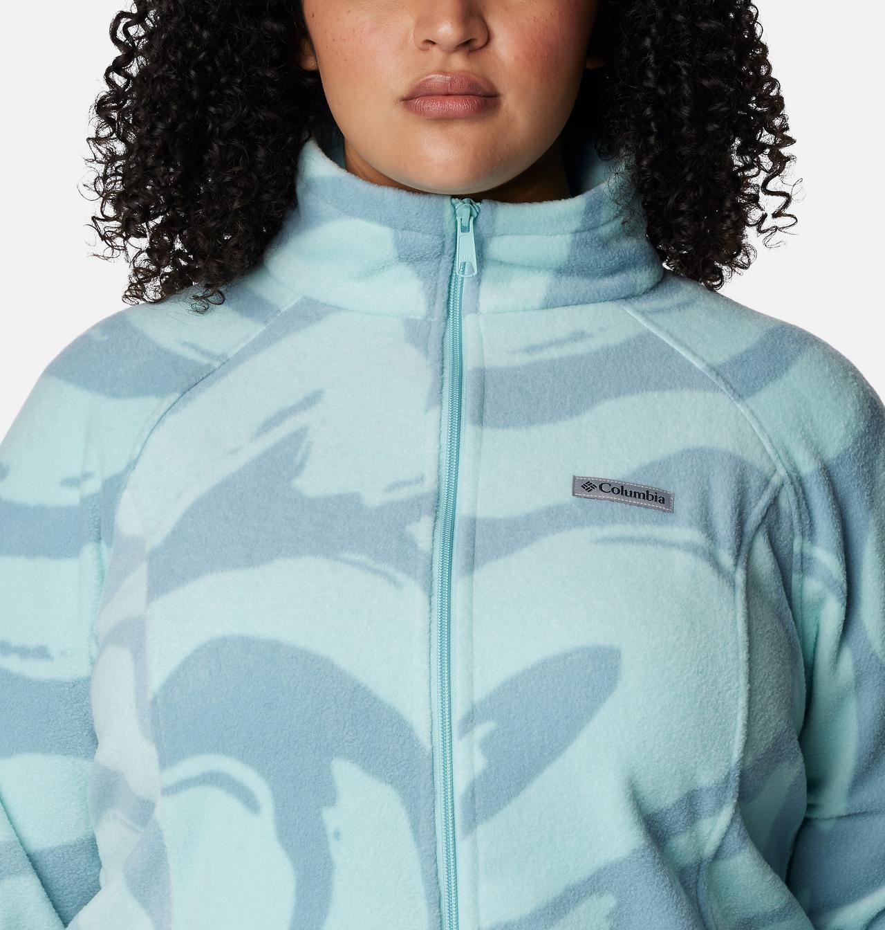 Women's Benton Springs™ Printed Full Zip Fleece Jacket - Plus Size 4
