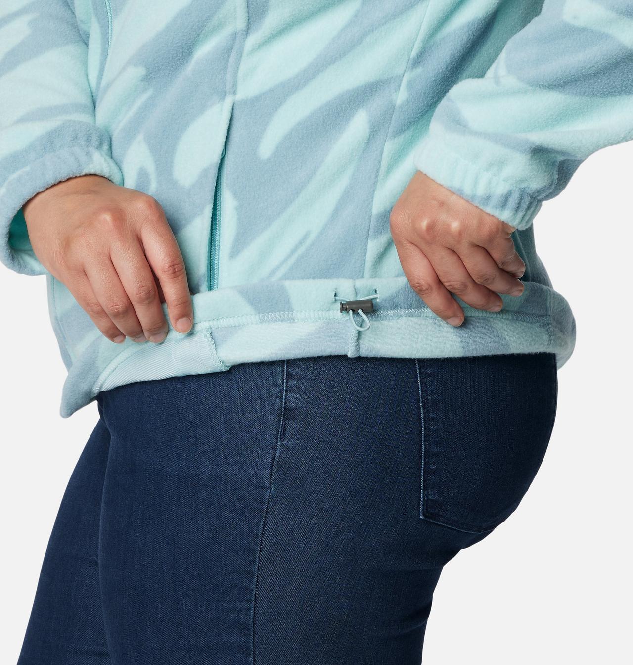 Women's Benton Springs™ Printed Full Zip Fleece Jacket - Plus Size 6