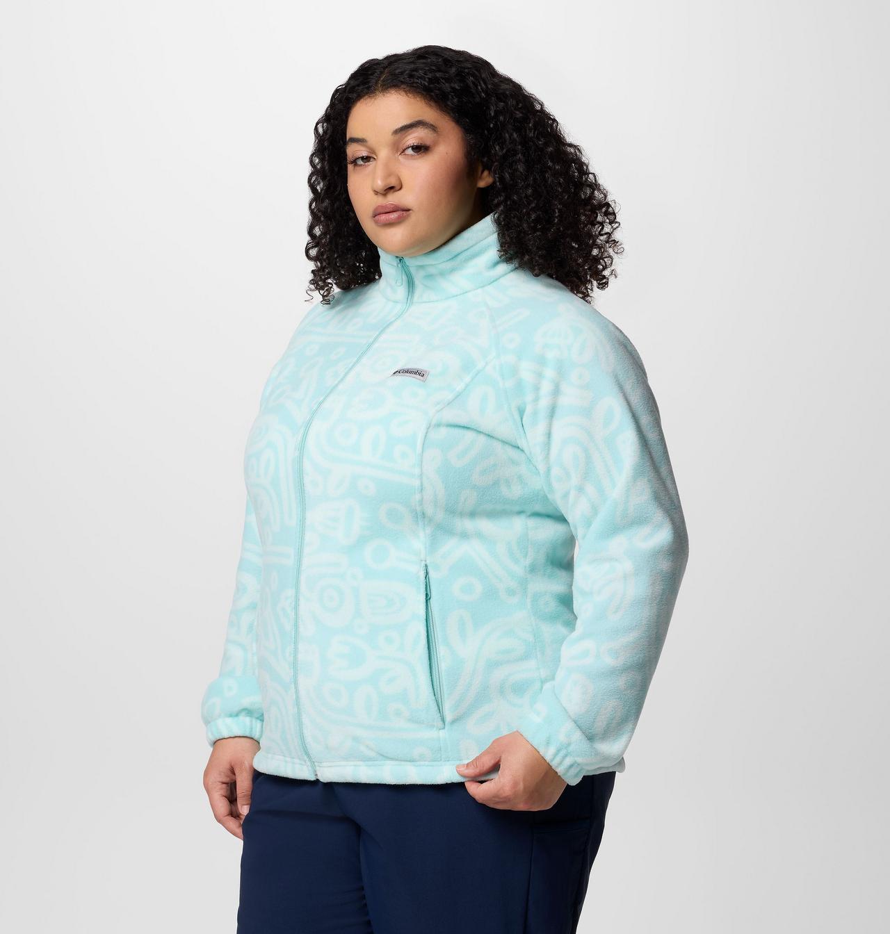 Women's Benton Springs™ Printed Full Zip Fleece Jacket - Plus Size 3