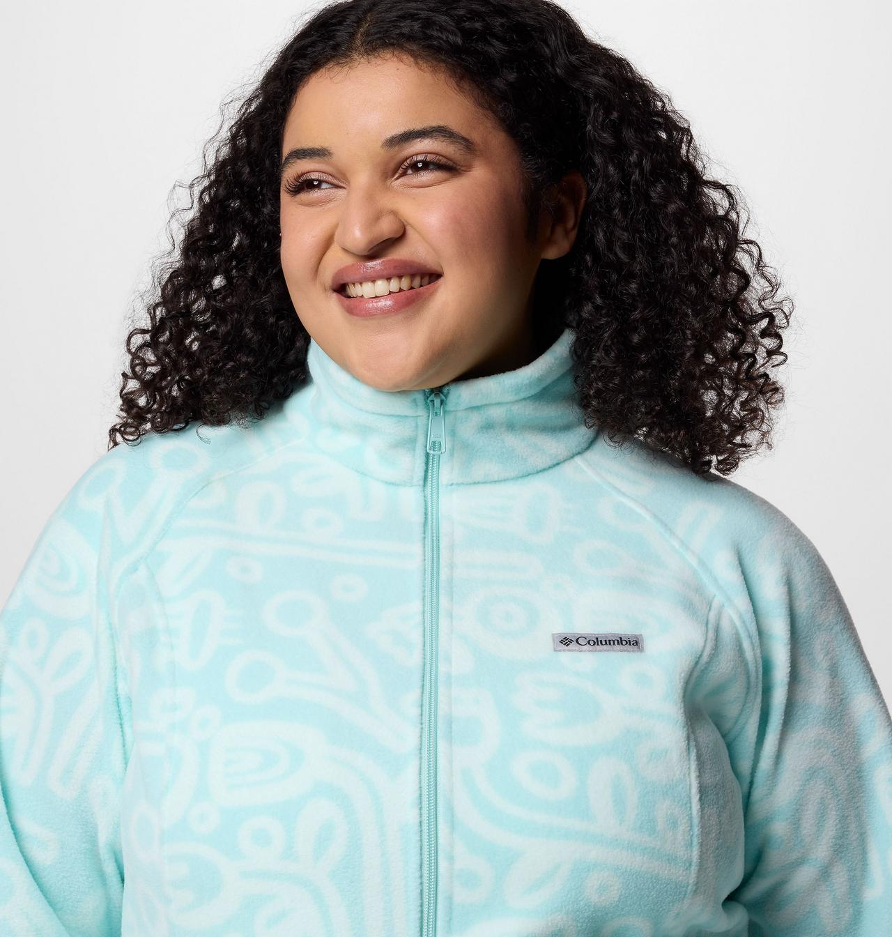 Women's Benton Springs™ Printed Full Zip Fleece Jacket - Plus Size 4