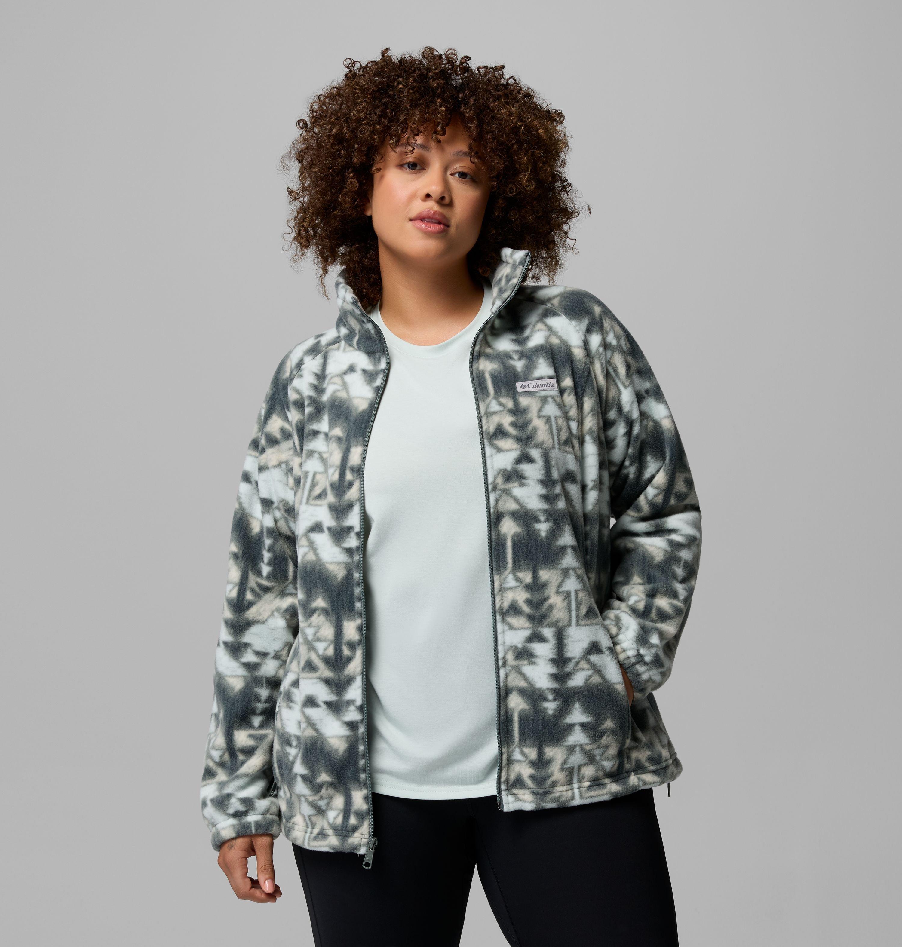 Women's Benton Springs Printed Full Zip Fleece Jacket - Plus Size 5