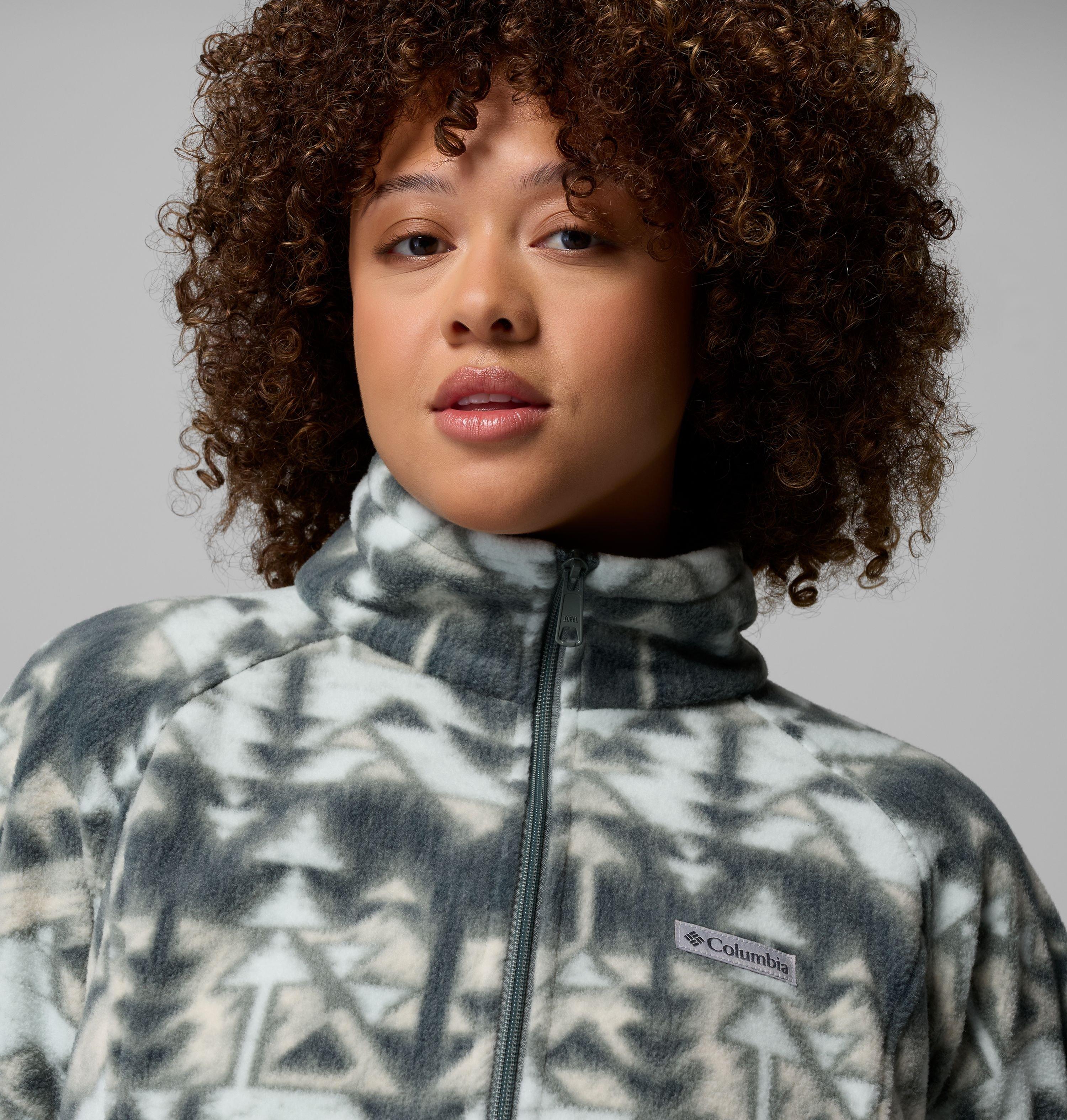 Women's Benton Springs Printed Full Zip Fleece Jacket - Plus Size 6