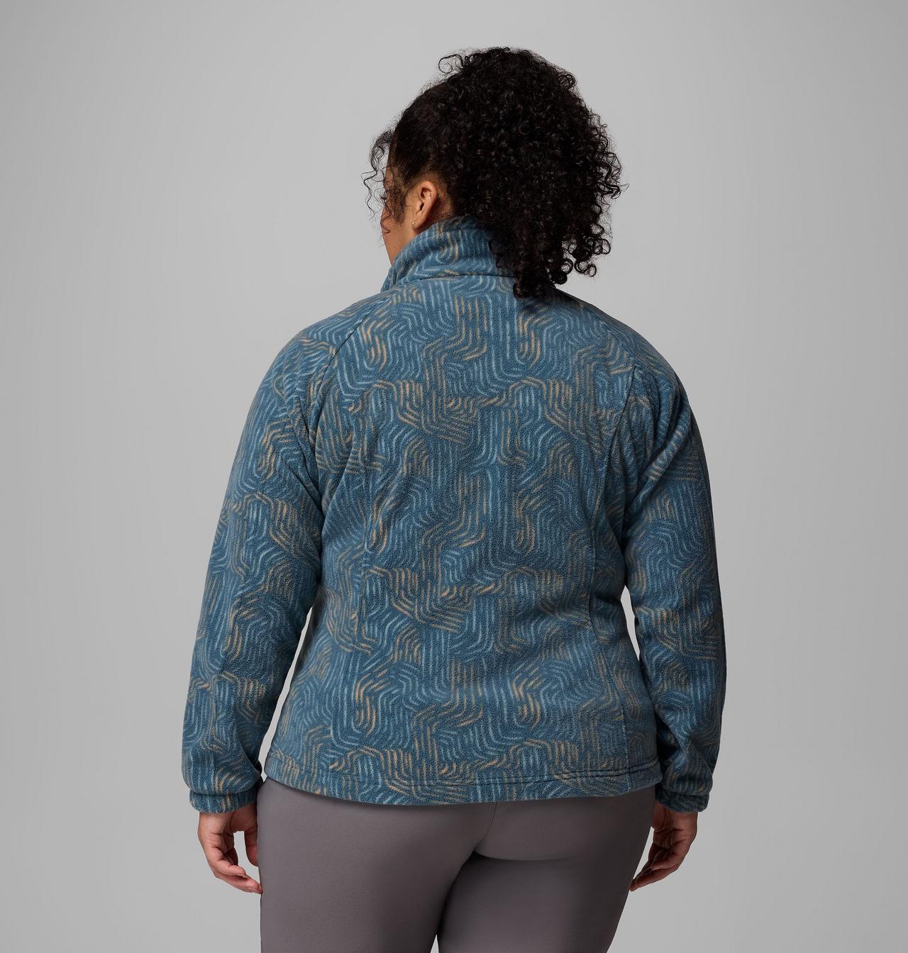 Women's Benton Springs™ Printed Full Zip Fleece Jacket - Plus Size | 429 | 2X 3