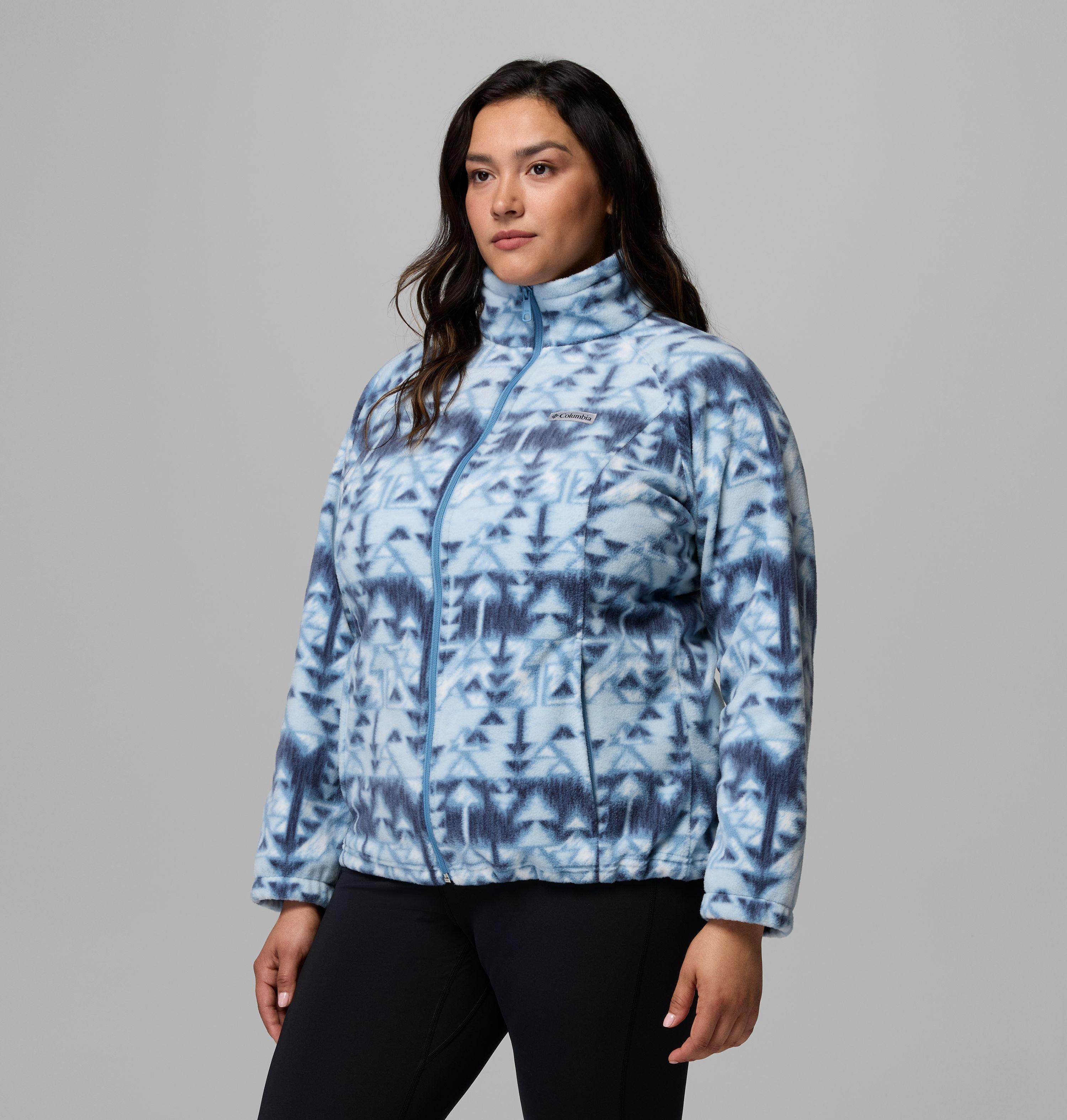Women's Benton Springs Printed Full Zip Fleece Jacket - Plus Size | 447 | 1X 4