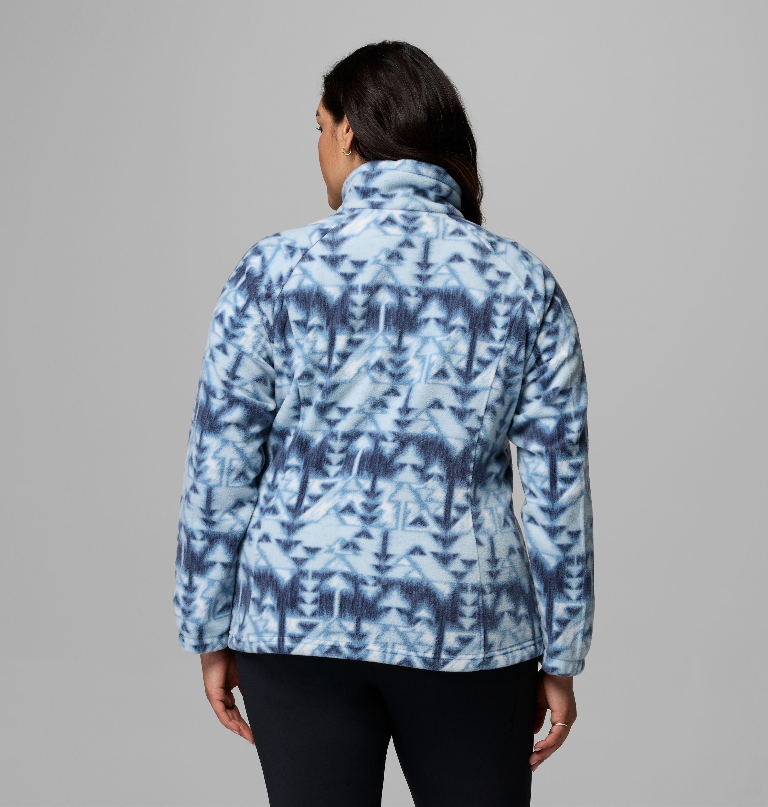 Women's Benton Springs Printed Full Zip Fleece Jacket - Plus Size | 447 | 1X 3
