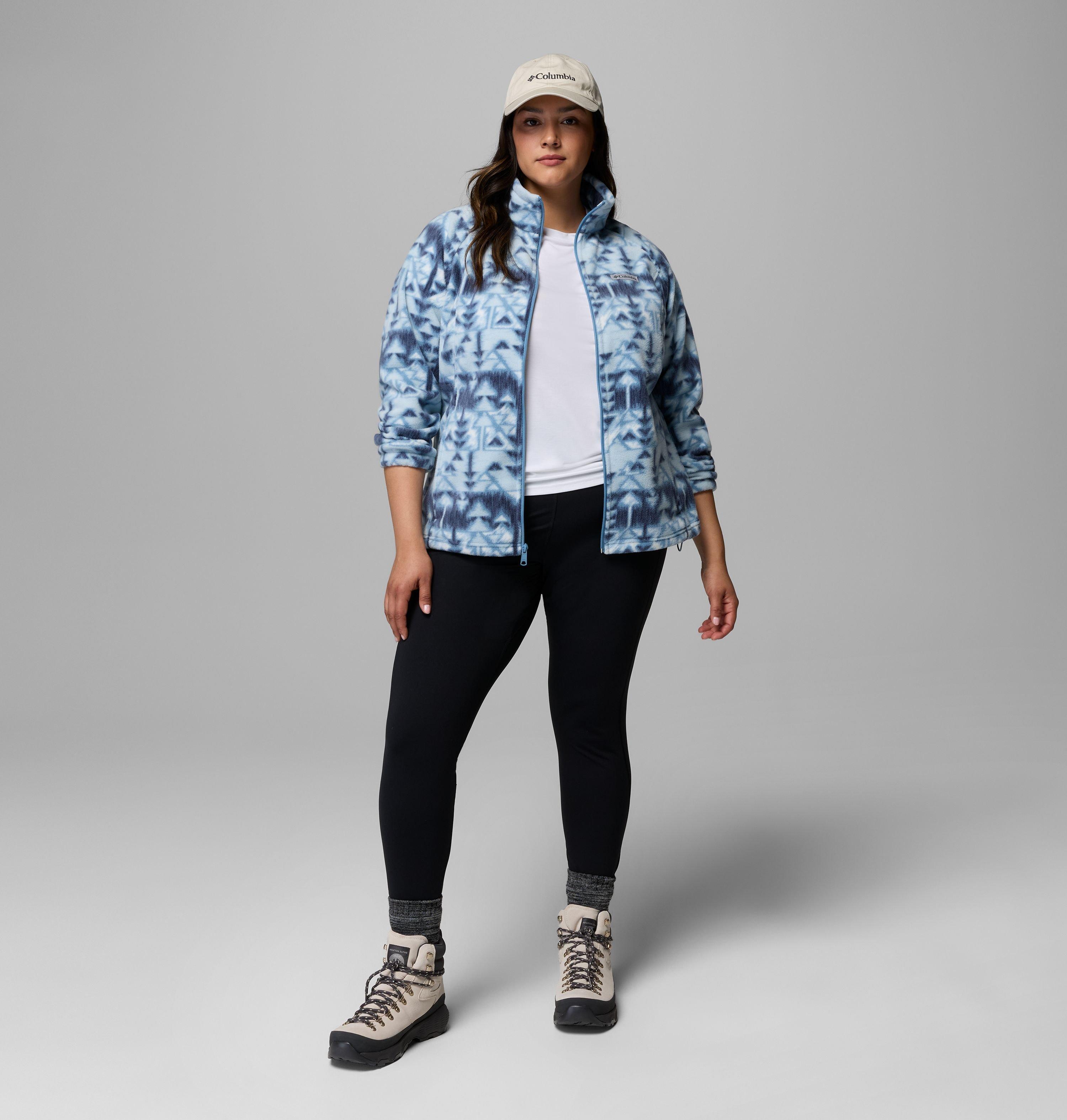 Women's Benton Springs Printed Full Zip Fleece Jacket - Plus Size | 447 | 1X 2