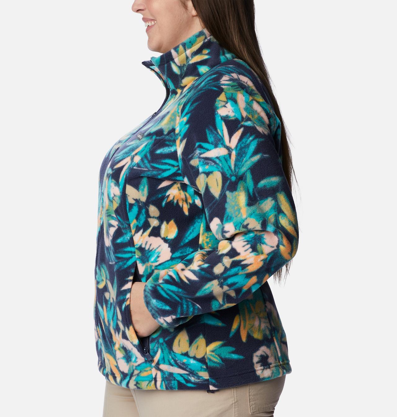 Women's Benton Springs™ Printed Full Zip Fleece Jacket - Plus Size 3