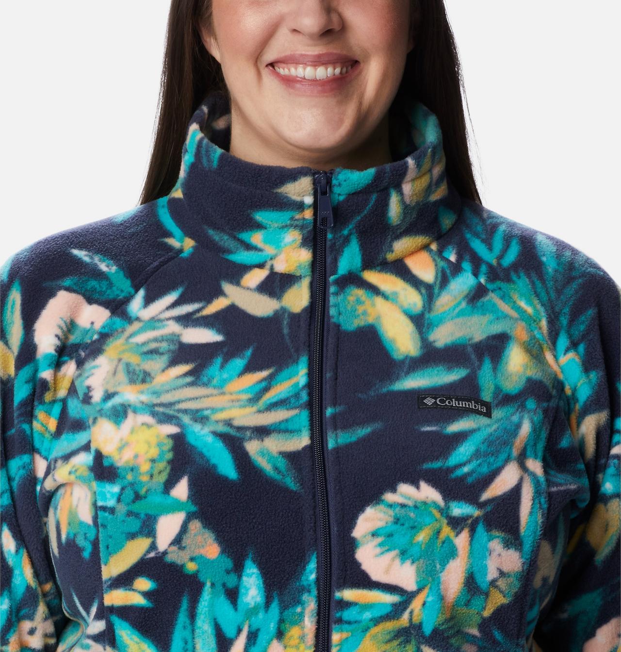 Women's Benton Springs™ Printed Full Zip Fleece Jacket - Plus Size 4