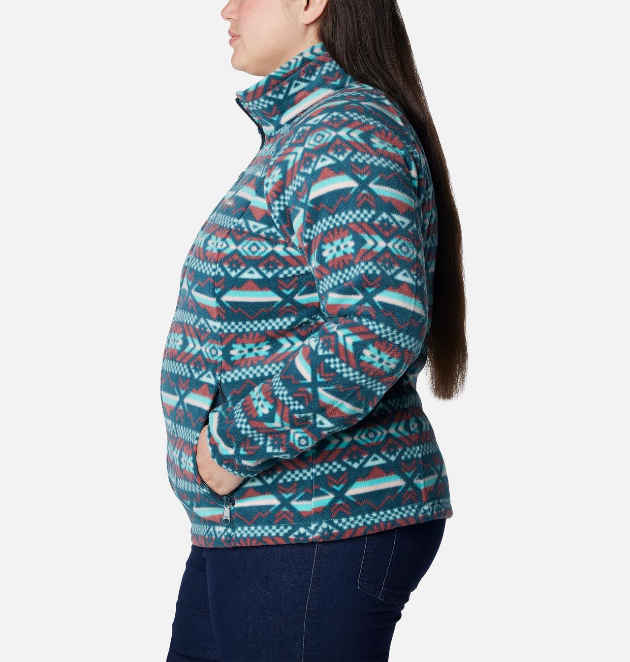 Women's Benton Springs™ Printed Full Zip Fleece Jacket - Plus Size 3