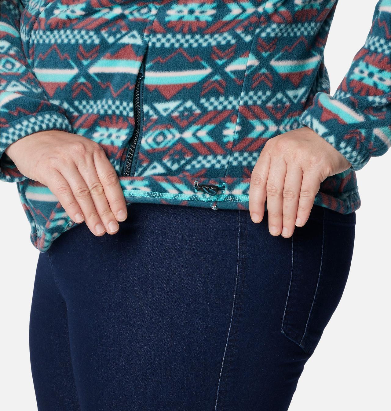 Women's Benton Springs™ Printed Full Zip Fleece Jacket - Plus Size 5