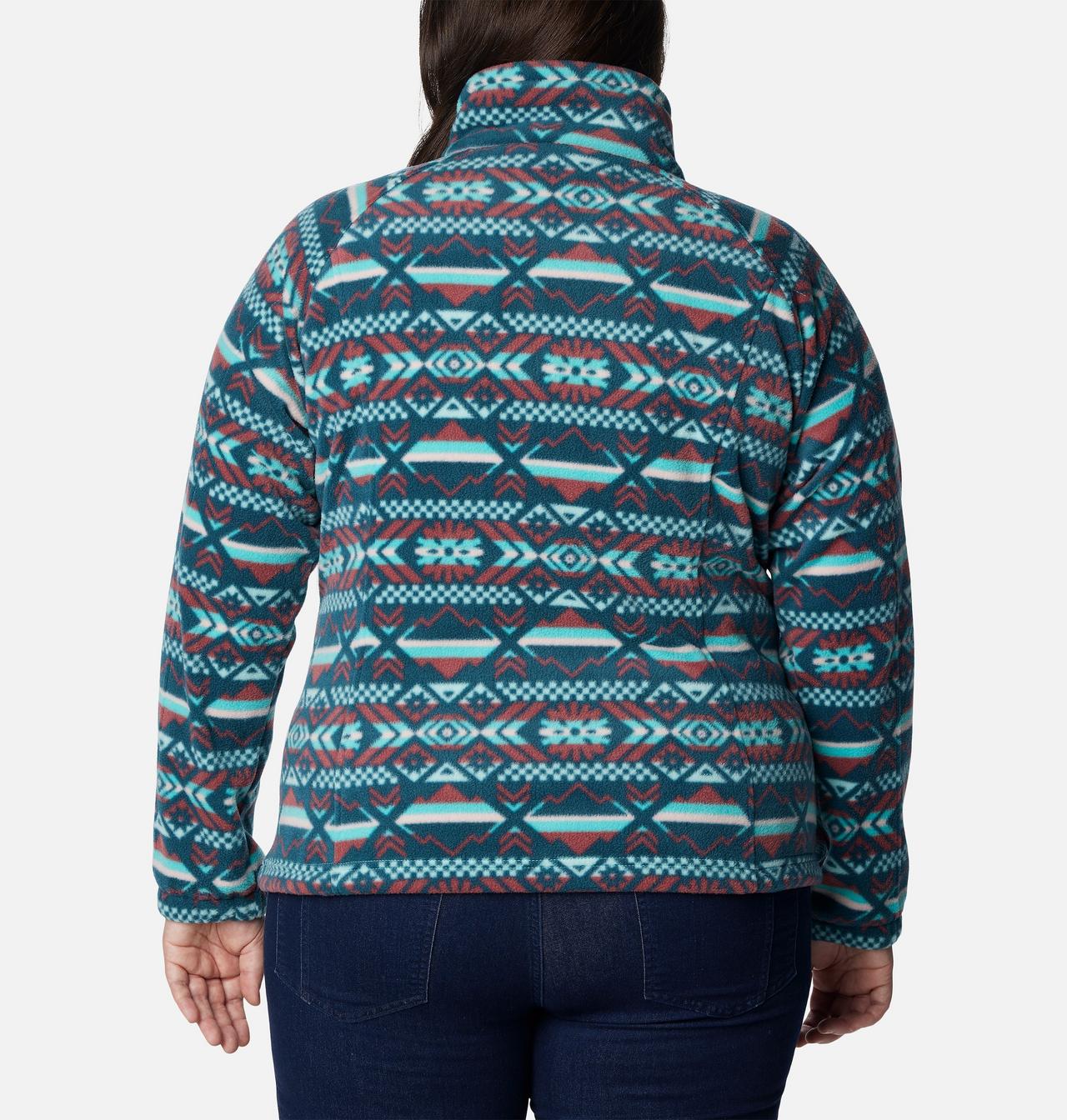 Women's Benton Springs™ Printed Full Zip Fleece Jacket - Plus Size 2