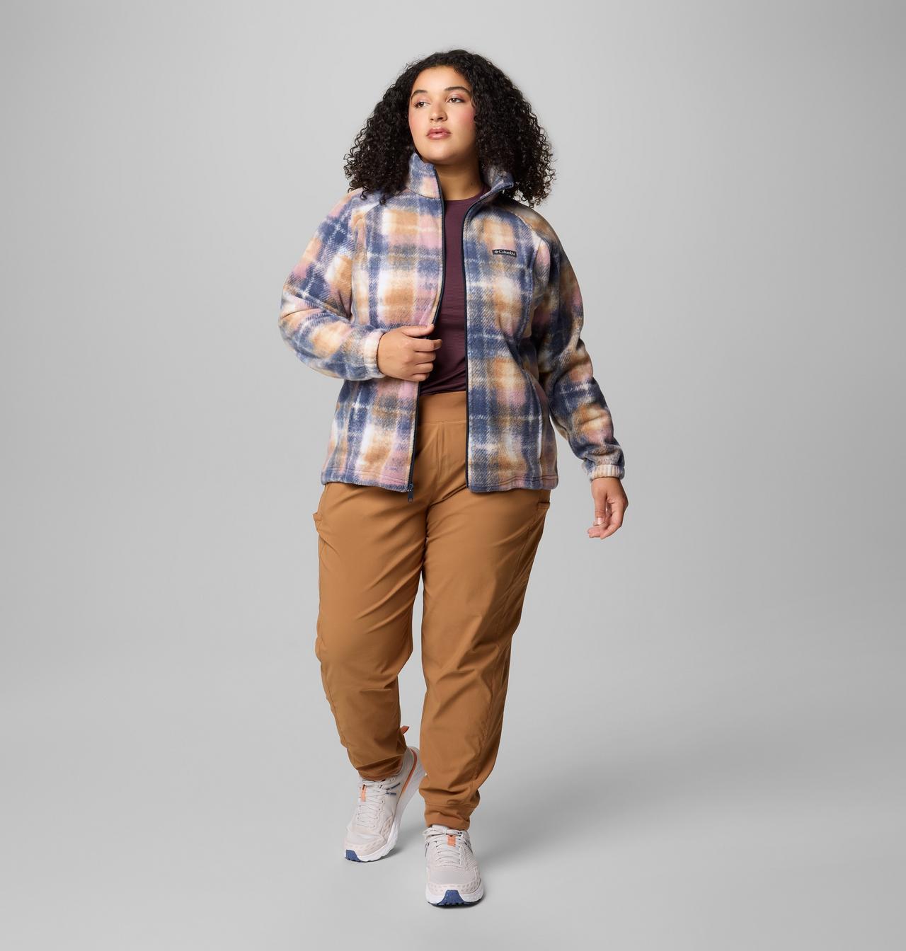 Women's Benton Springs™ Printed Full Zip Fleece Jacket - Plus Size 3