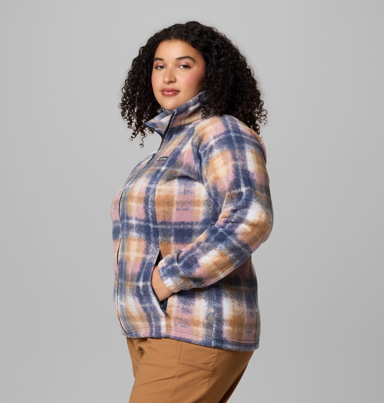 Women's Benton Springs™ Printed Full Zip Fleece Jacket - Plus Size 4