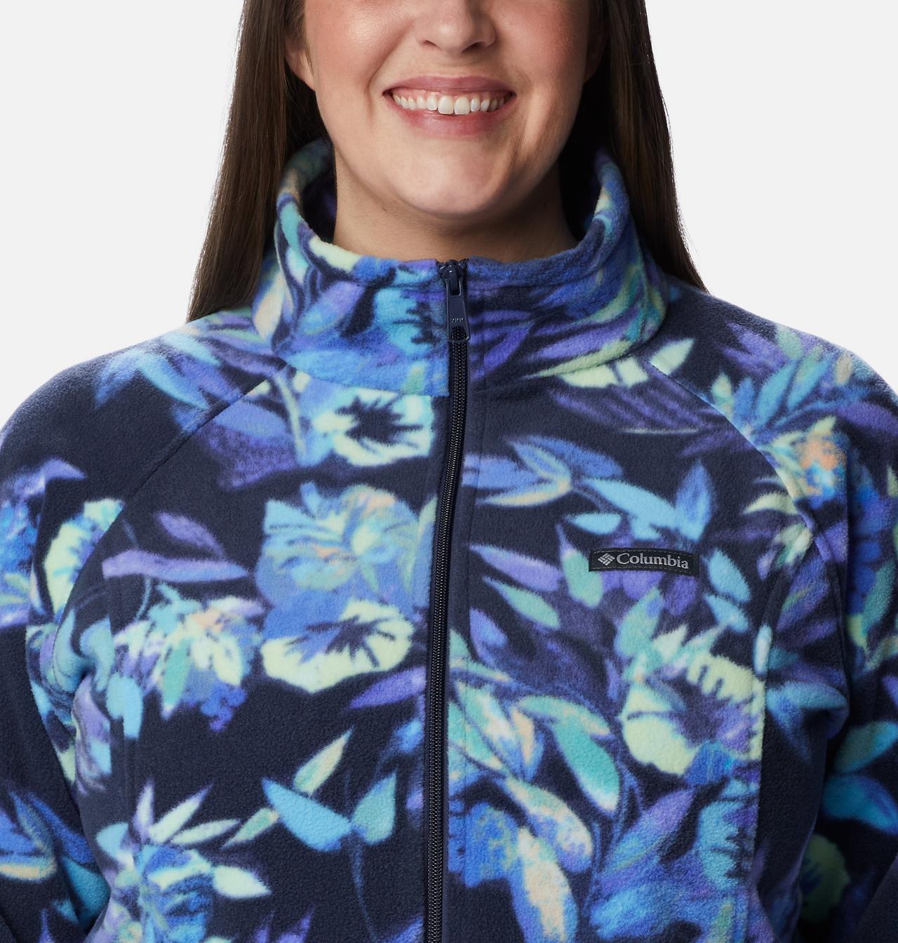Women's Benton Springs™ Printed Full Zip Fleece Jacket - Plus Size 4