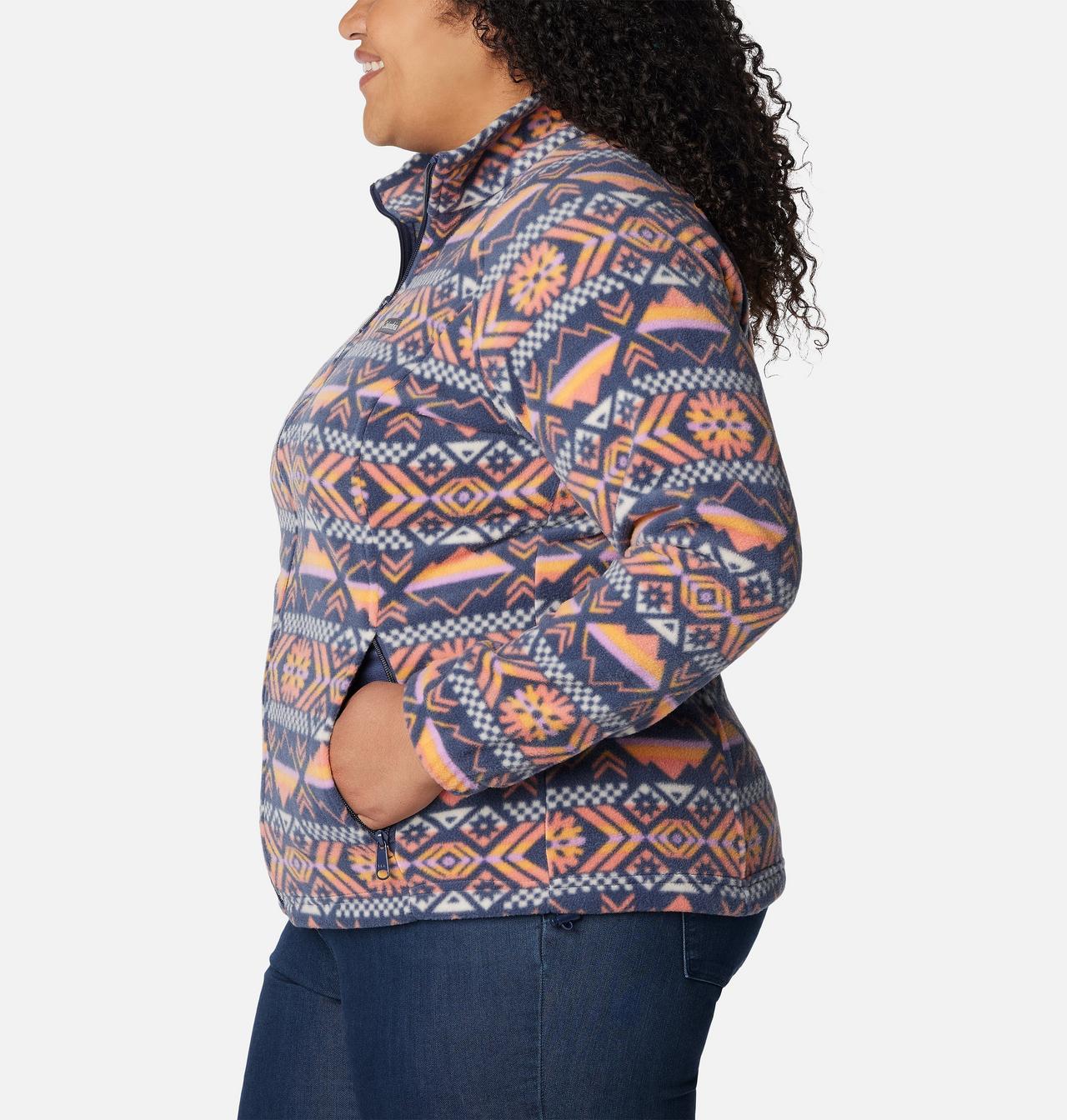 Women's Benton Springs™ Printed Full Zip Fleece Jacket - Plus Size 3