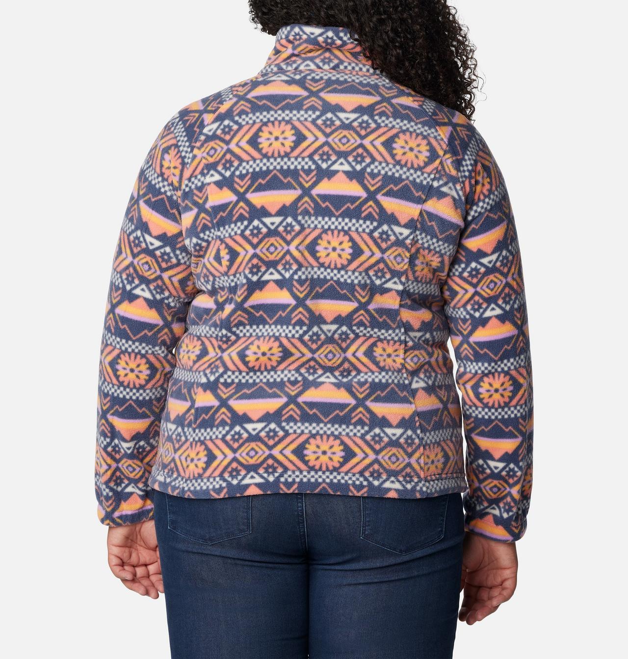 Women's Benton Springs™ Printed Full Zip Fleece Jacket - Plus Size 2