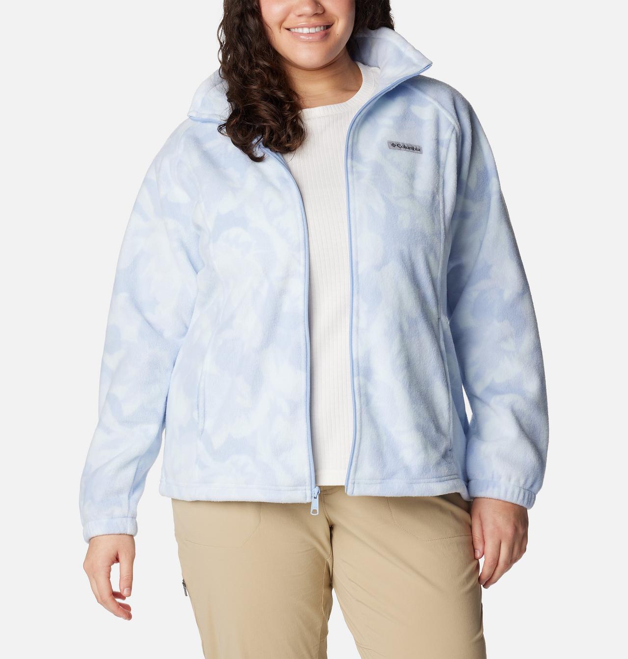 Women's Benton Springs™ Printed Full Zip Fleece Jacket - Plus Size 7