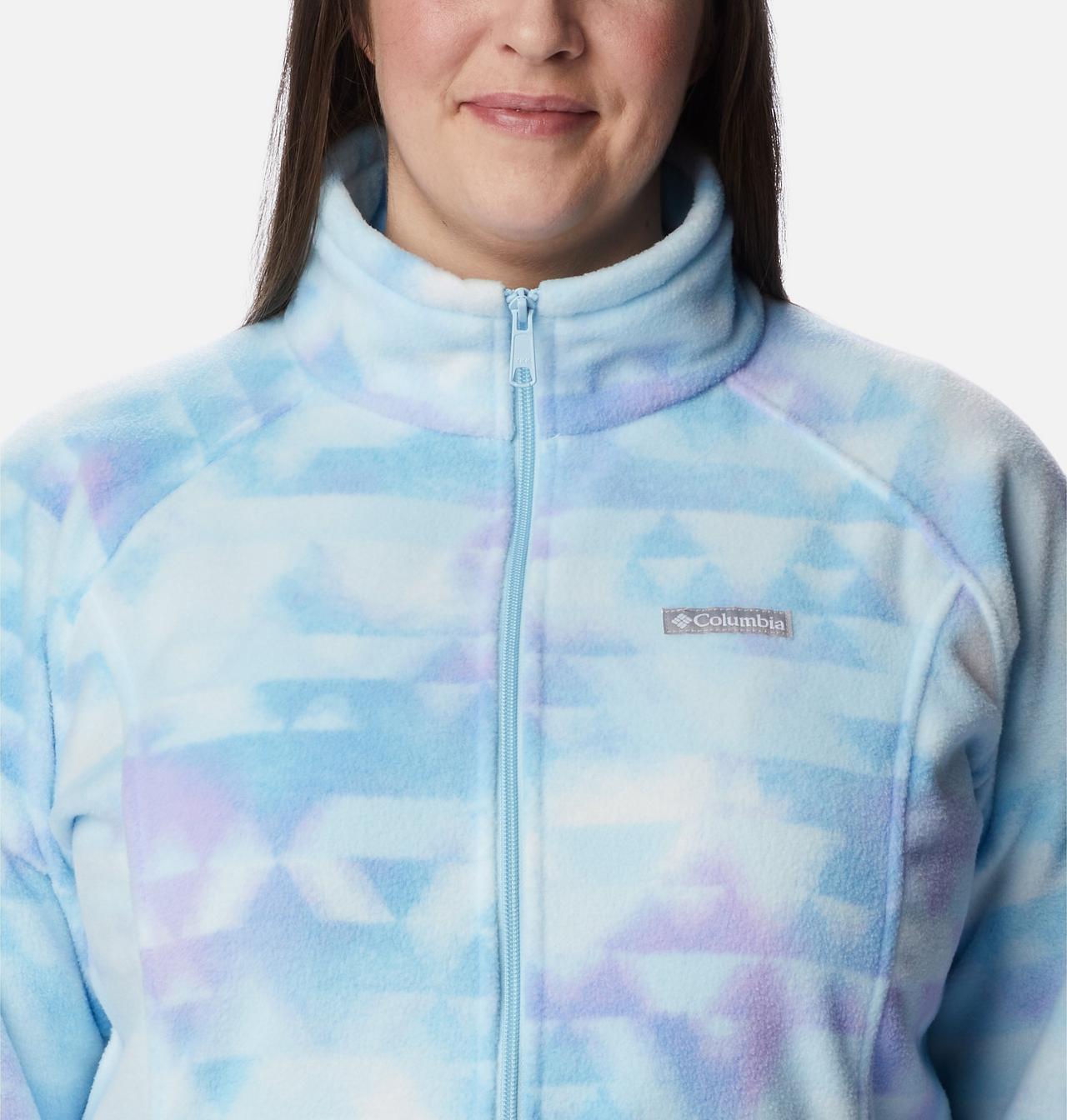 Women's Benton Springs™ Printed Full Zip Fleece Jacket - Plus Size 4