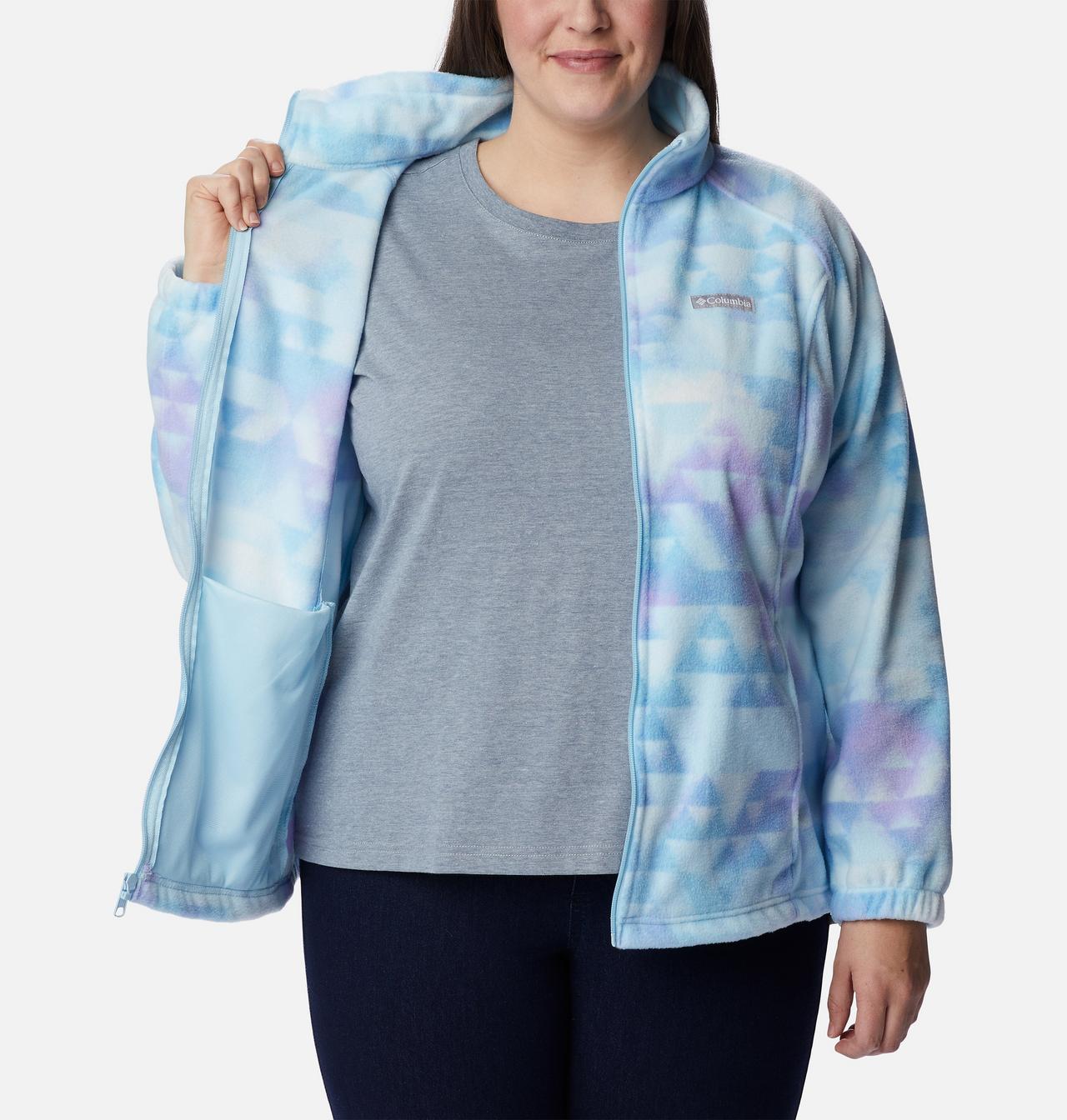 Women's Benton Springs™ Printed Full Zip Fleece Jacket - Plus Size 5