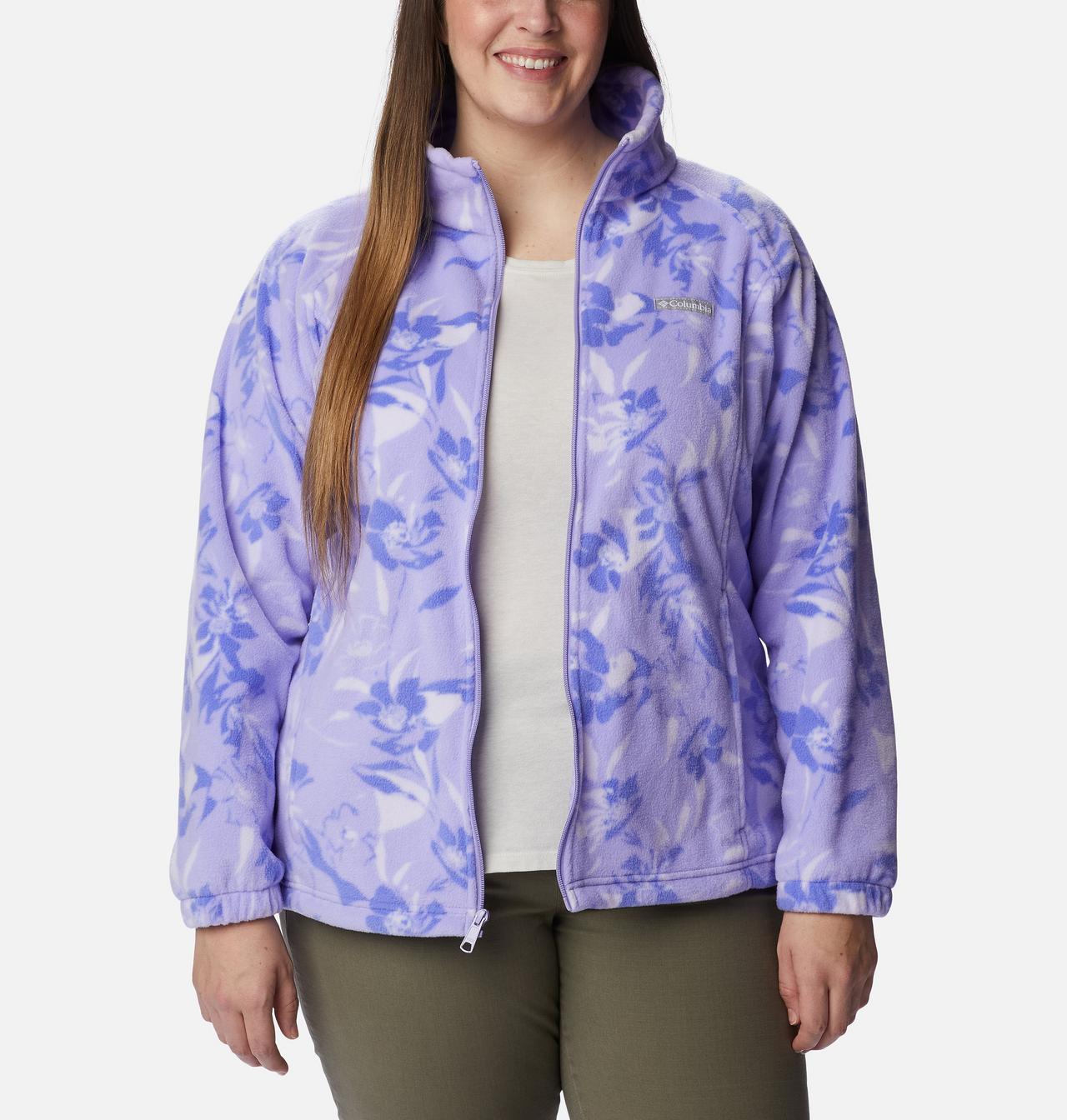 Women's Benton Springs™ Printed Full Zip Fleece Jacket - Plus Size 7