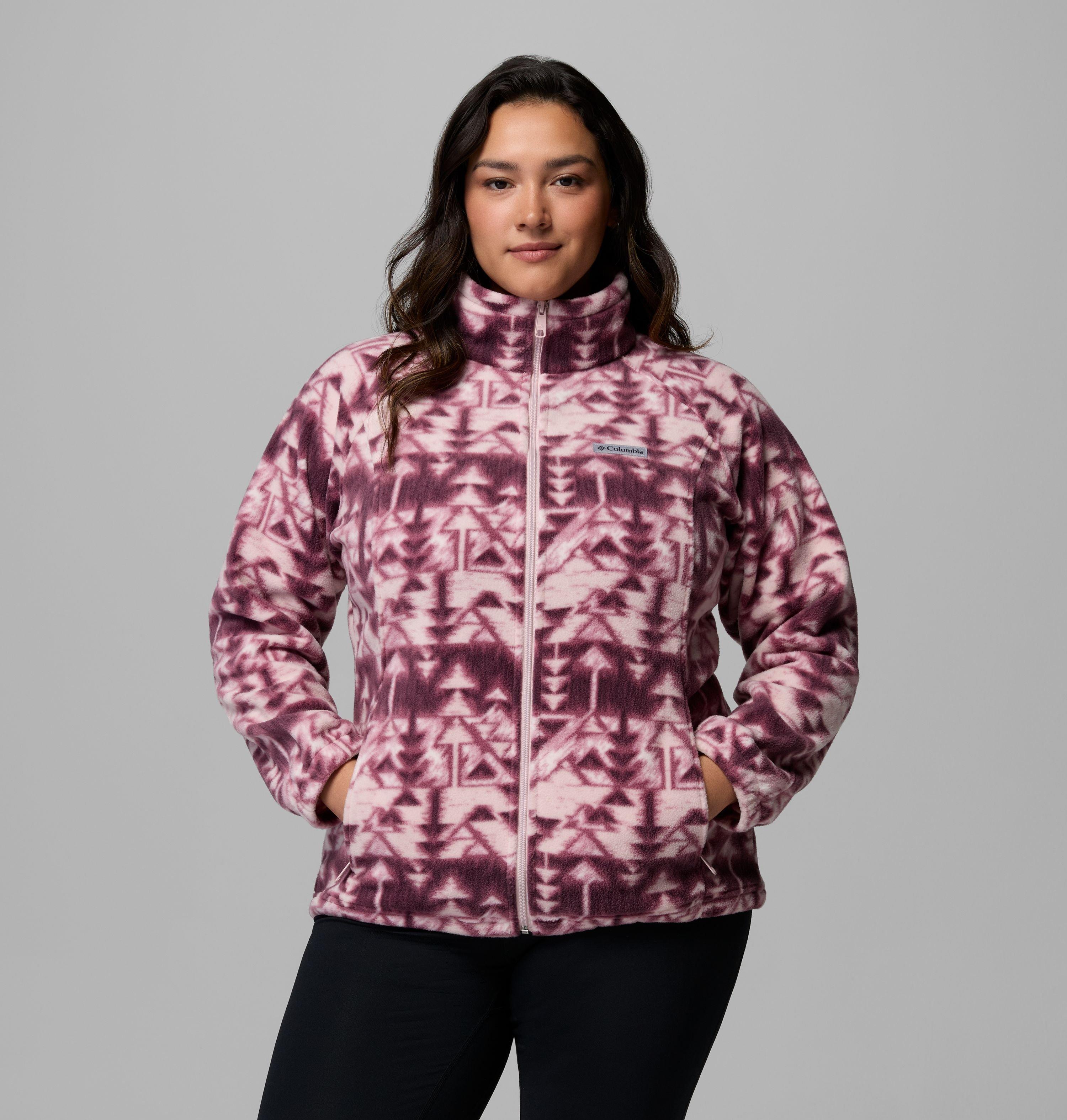 Women's Benton Springs Printed Full Zip Fleece Jacket - Plus Size | 551 | 3X 5