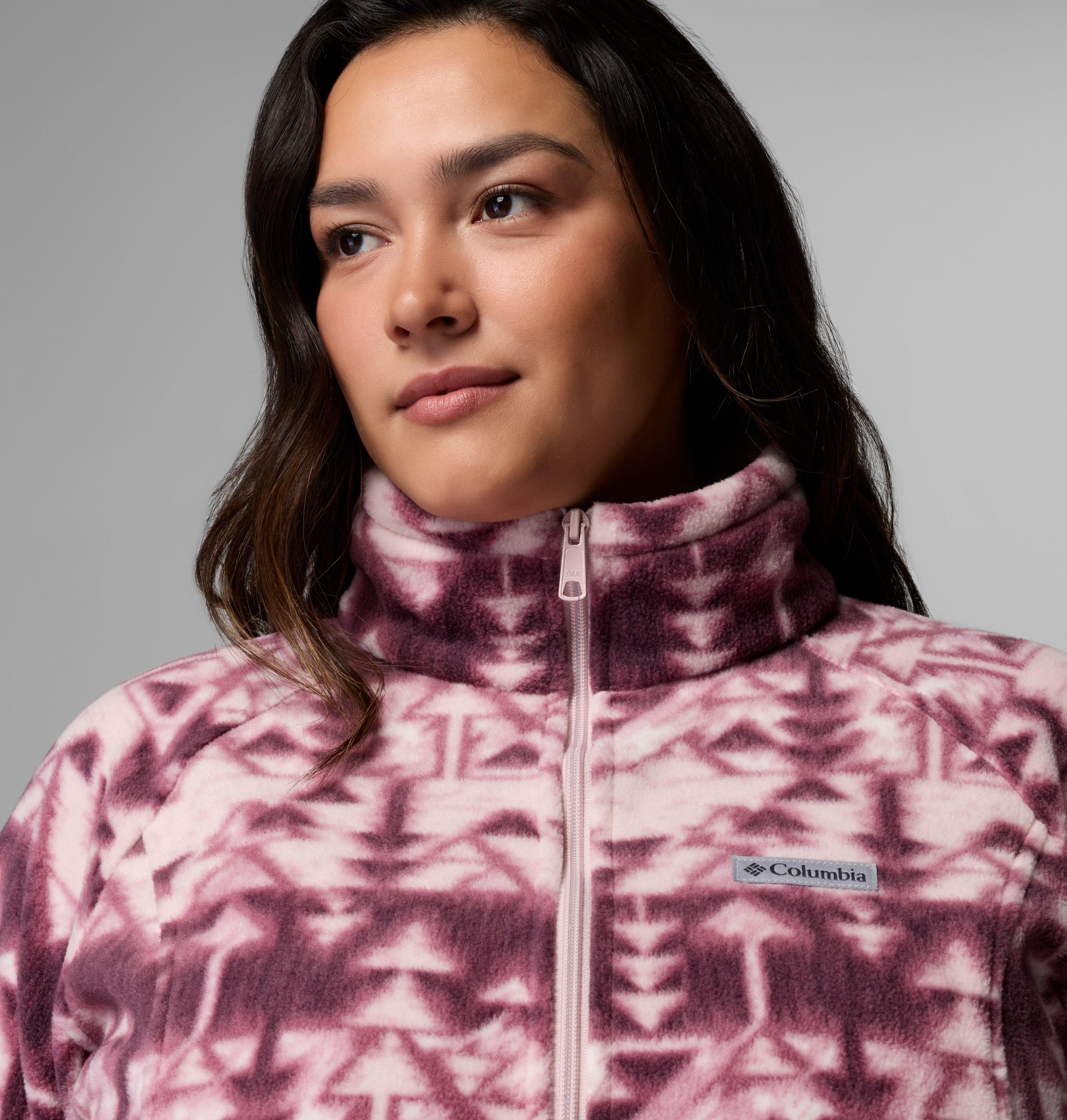 Women's Benton Springs Printed Full Zip Fleece Jacket - Plus Size | 551 | 3X 6