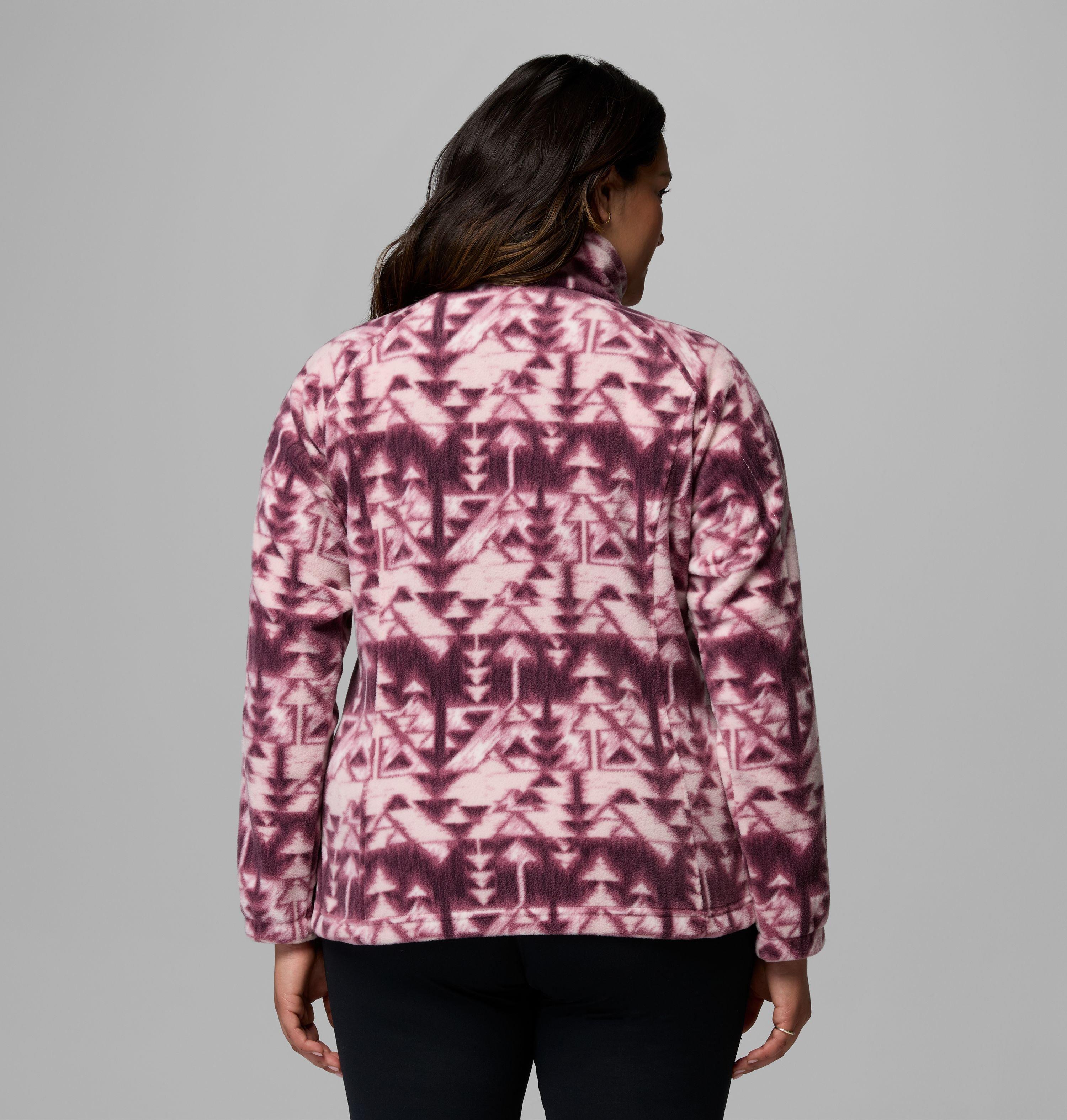 Women's Benton Springs Printed Full Zip Fleece Jacket - Plus Size | 551 | 3X 3
