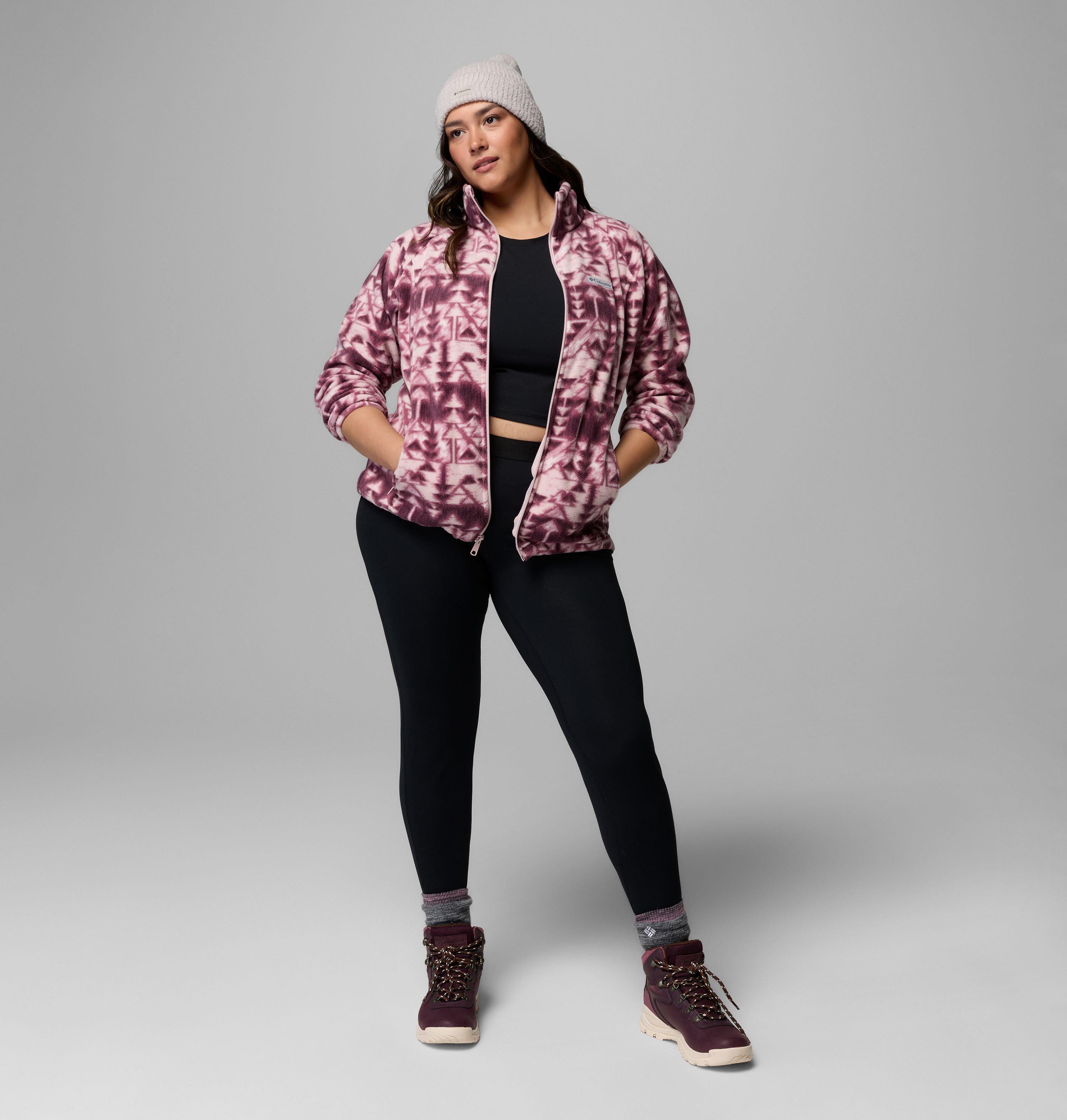 Women's Benton Springs Printed Full Zip Fleece Jacket - Plus Size | 551 | 3X 2