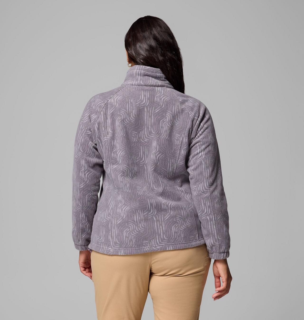 Women's Benton Springs™ Printed Full Zip Fleece Jacket - Plus Size | 554 | 3X 3