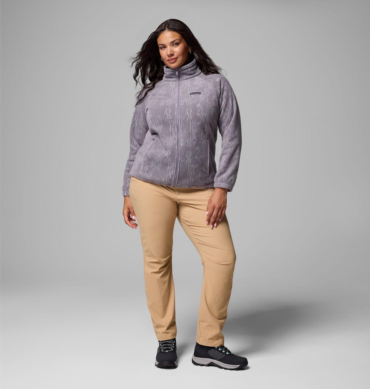 Women's Benton Springs™ Printed Full Zip Fleece Jacket - Plus Size | 554 | 3X 2