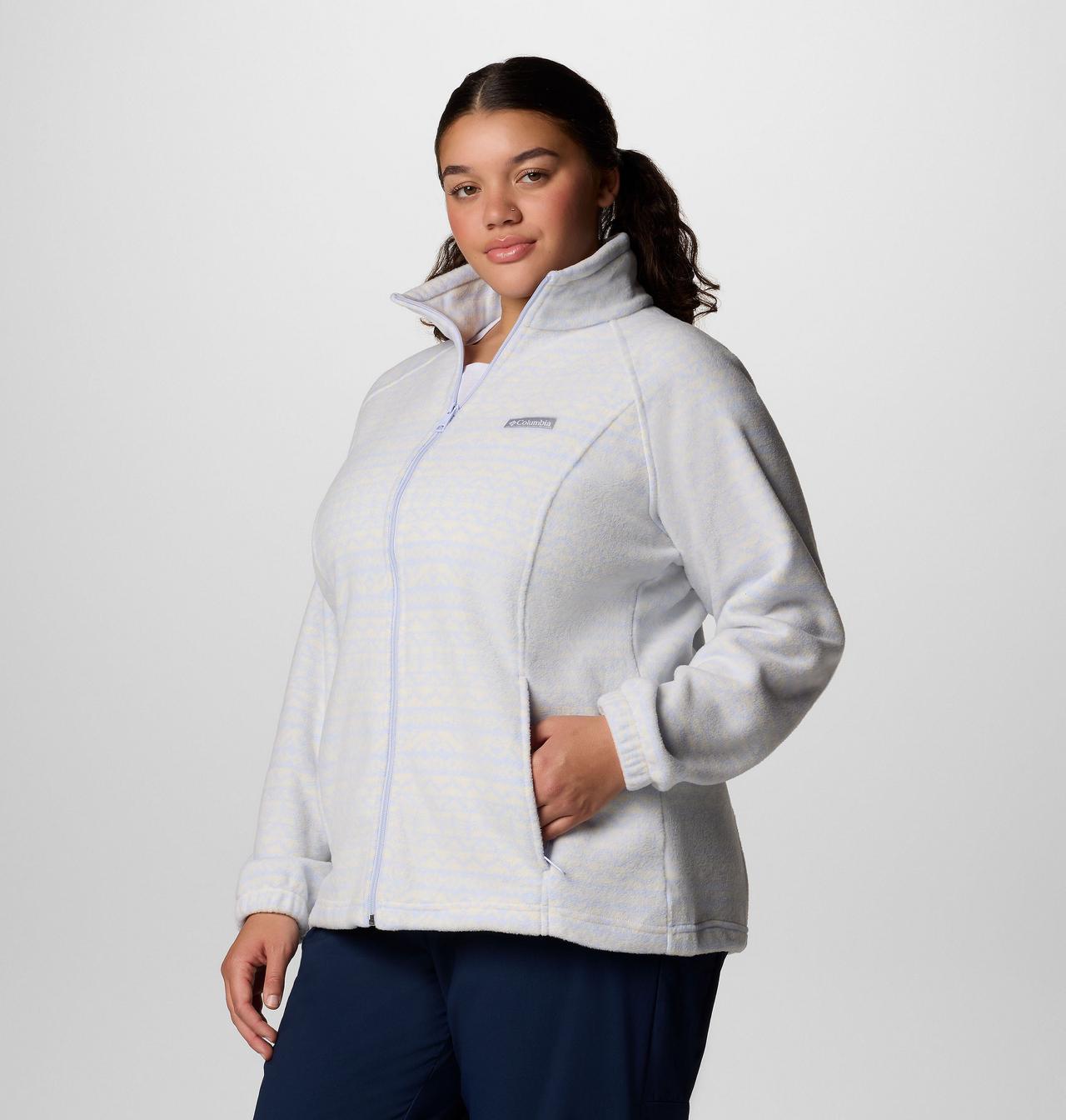 Women's Benton Springs™ Printed Full Zip Fleece Jacket - Plus Size 4