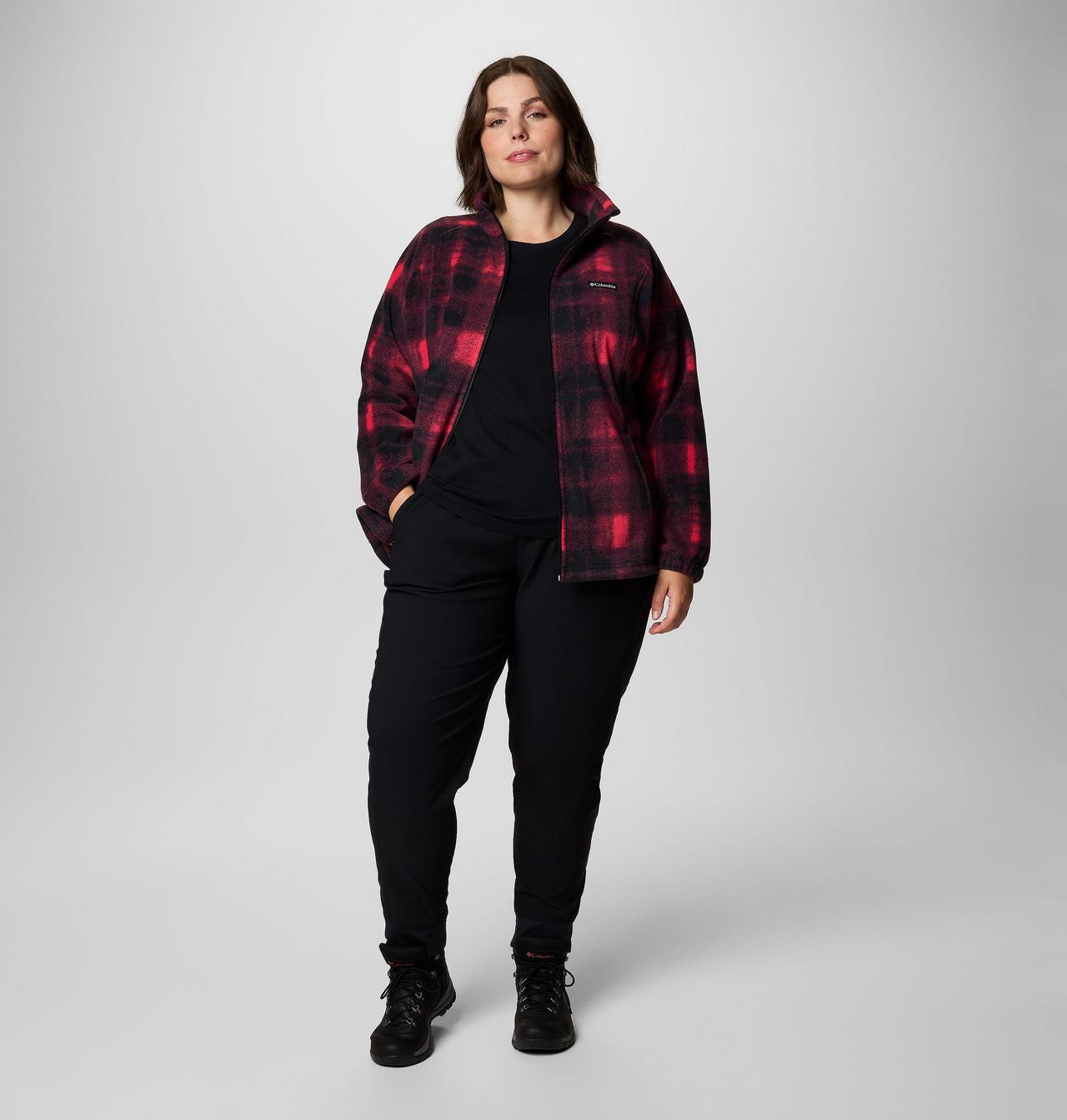 Women's Benton Springs™ Printed Full Zip Fleece Jacket - Plus Size 3