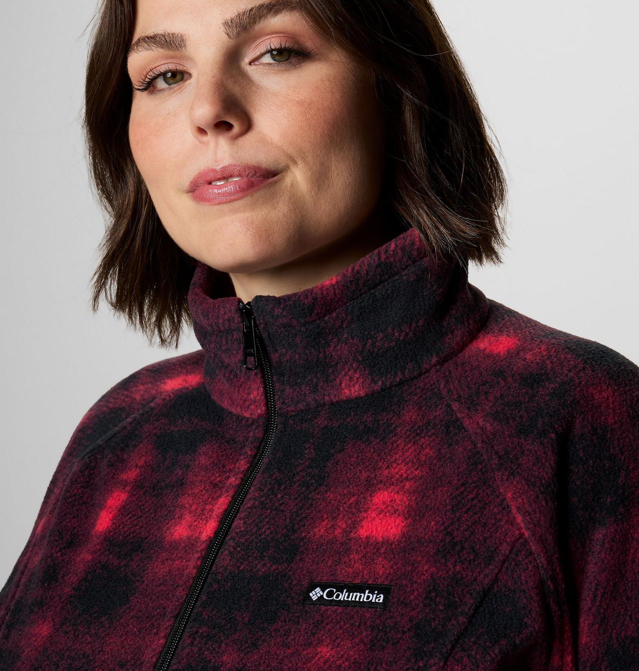 Women's Benton Springs™ Printed Full Zip Fleece Jacket - Plus Size 5