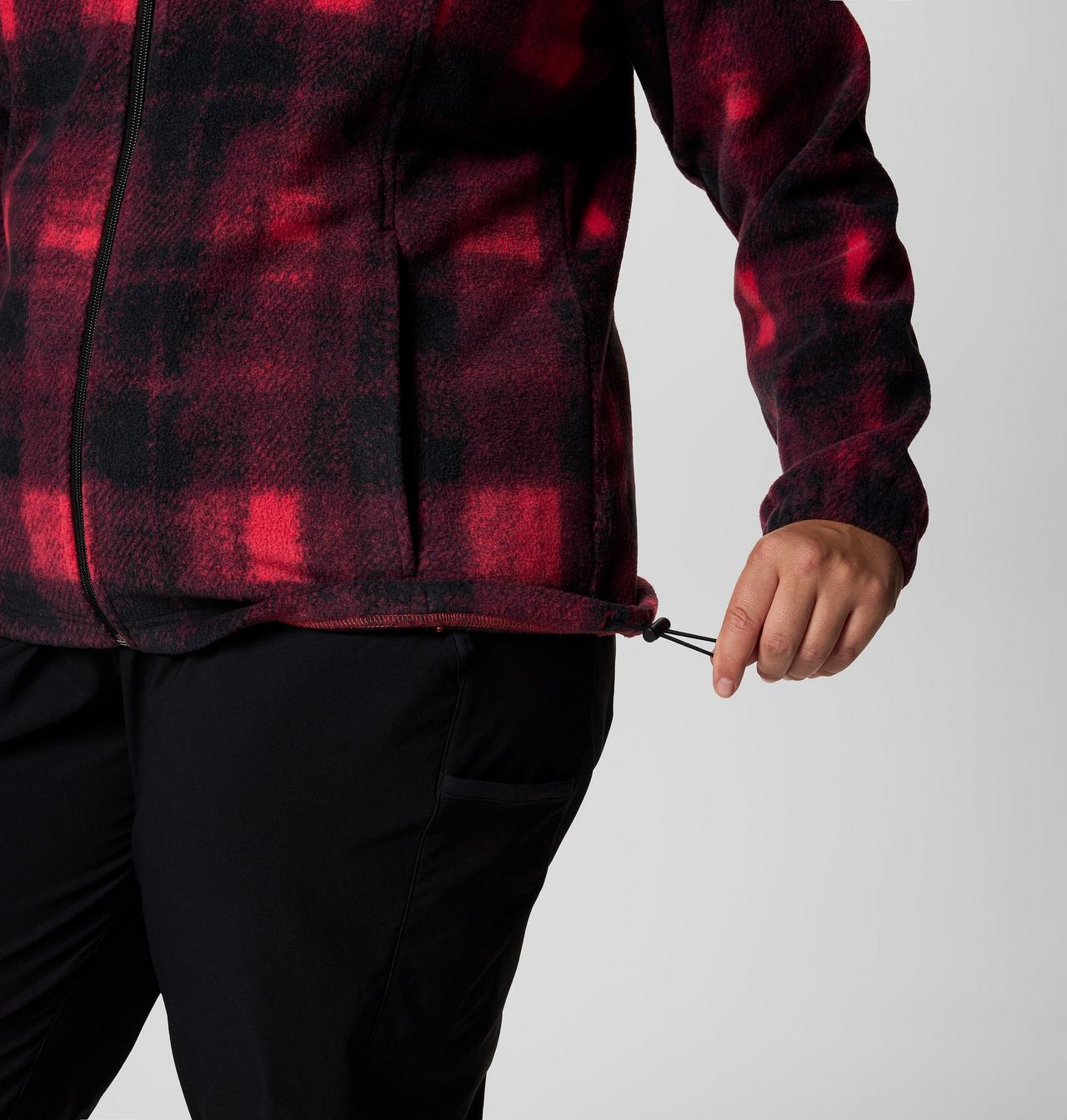 Women's Benton Springs™ Printed Full Zip Fleece Jacket - Plus Size 6