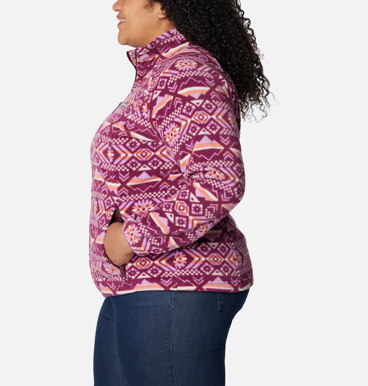 Women's Benton Springs™ Printed Full Zip Fleece Jacket - Plus Size 3