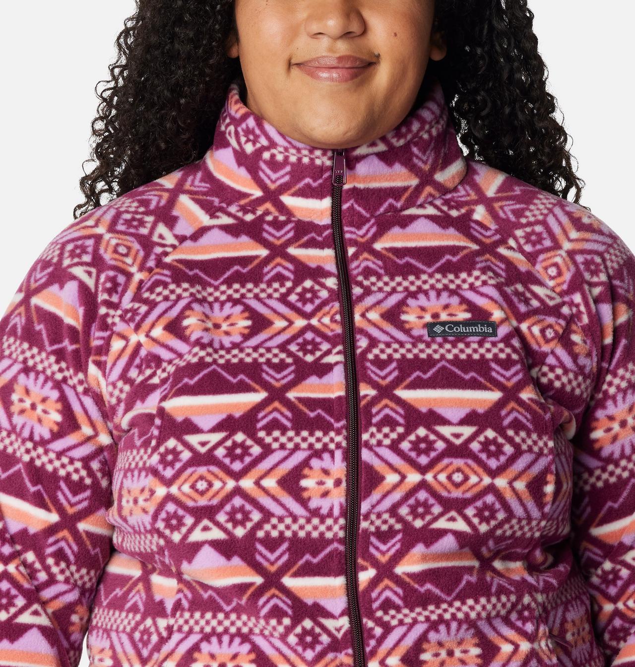 Women's Benton Springs™ Printed Full Zip Fleece Jacket - Plus Size 4
