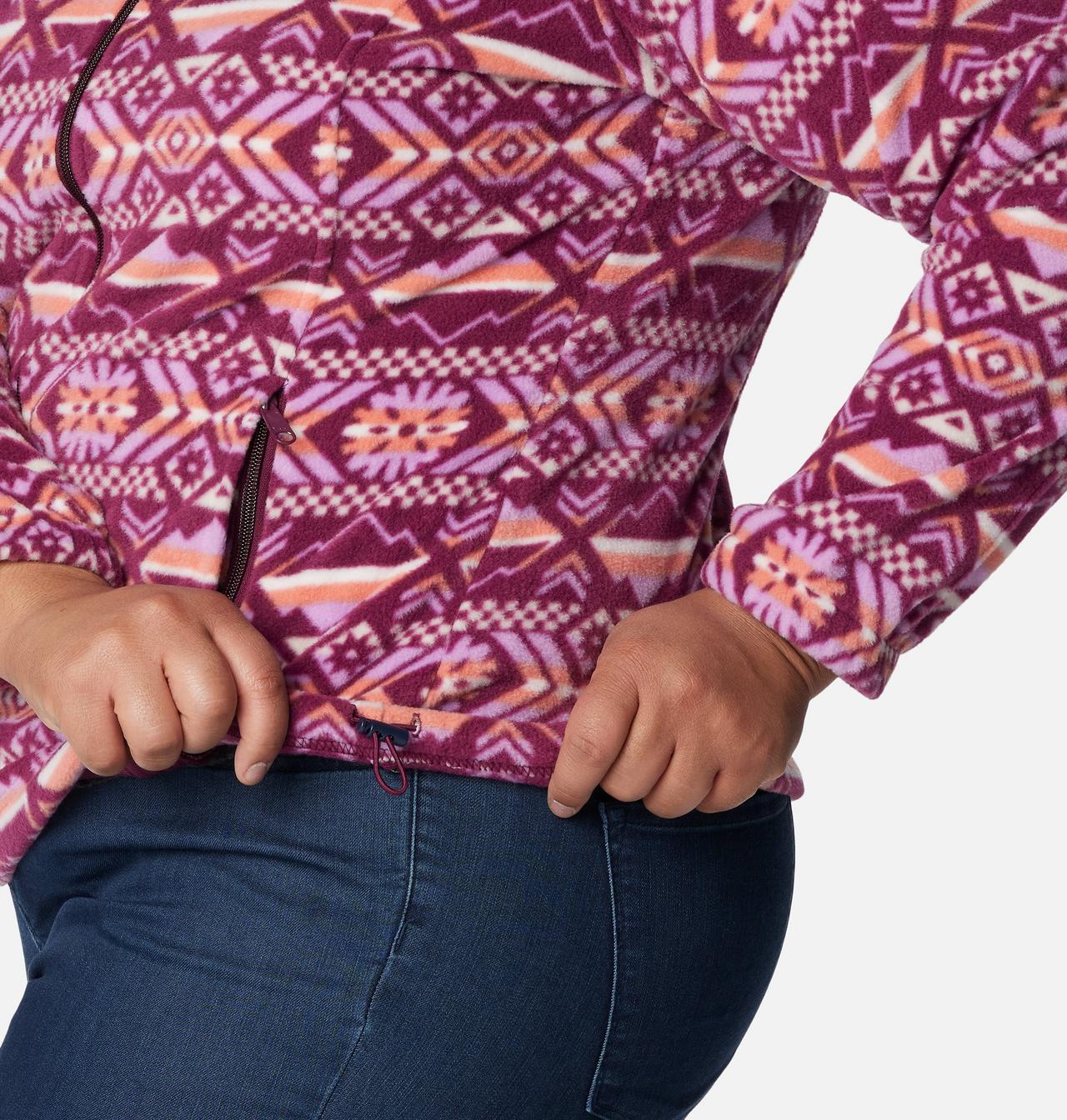 Women's Benton Springs™ Printed Full Zip Fleece Jacket - Plus Size 6