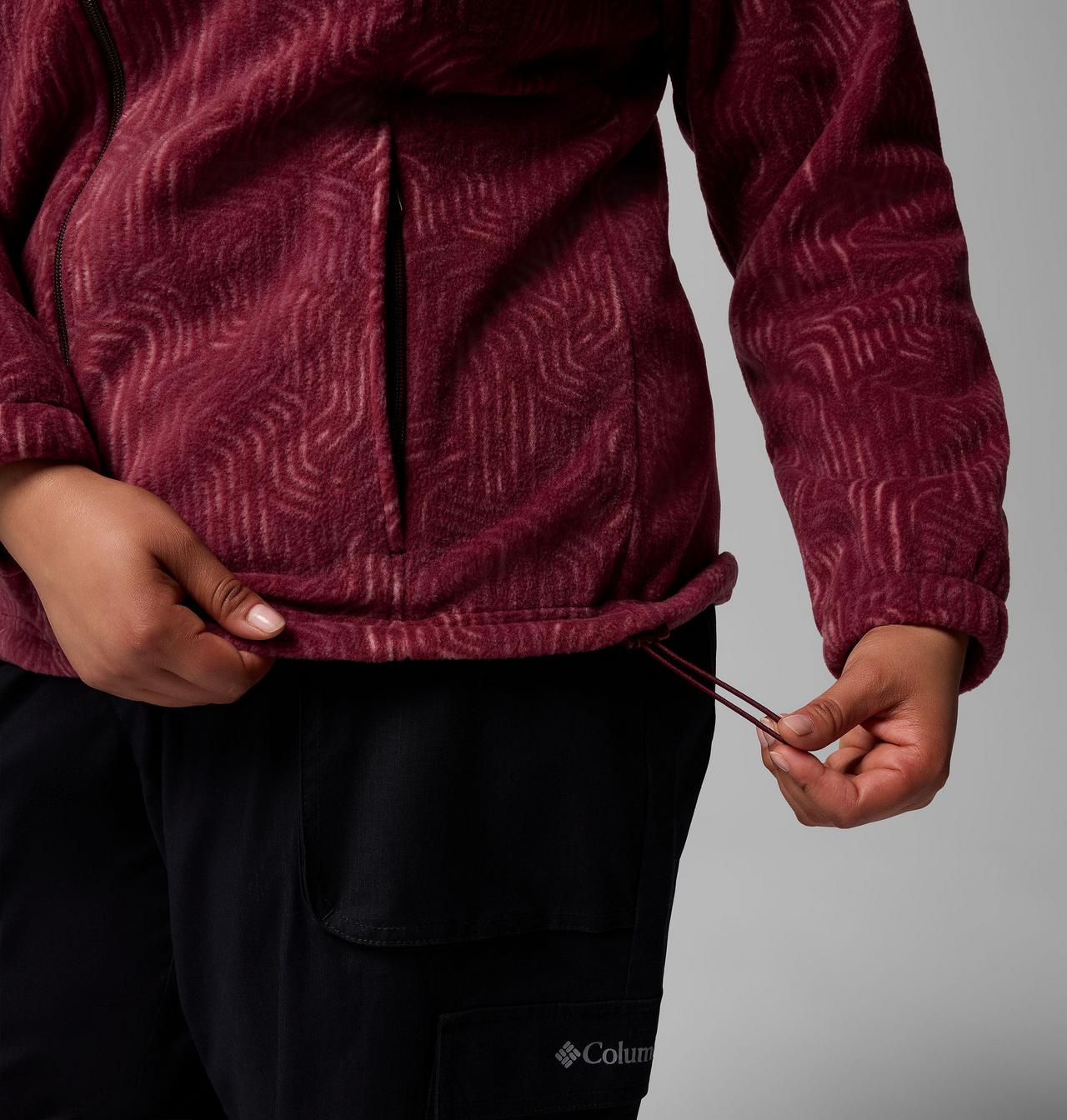 Women's Benton Springs™ Printed Full Zip Fleece Jacket - Plus Size 7