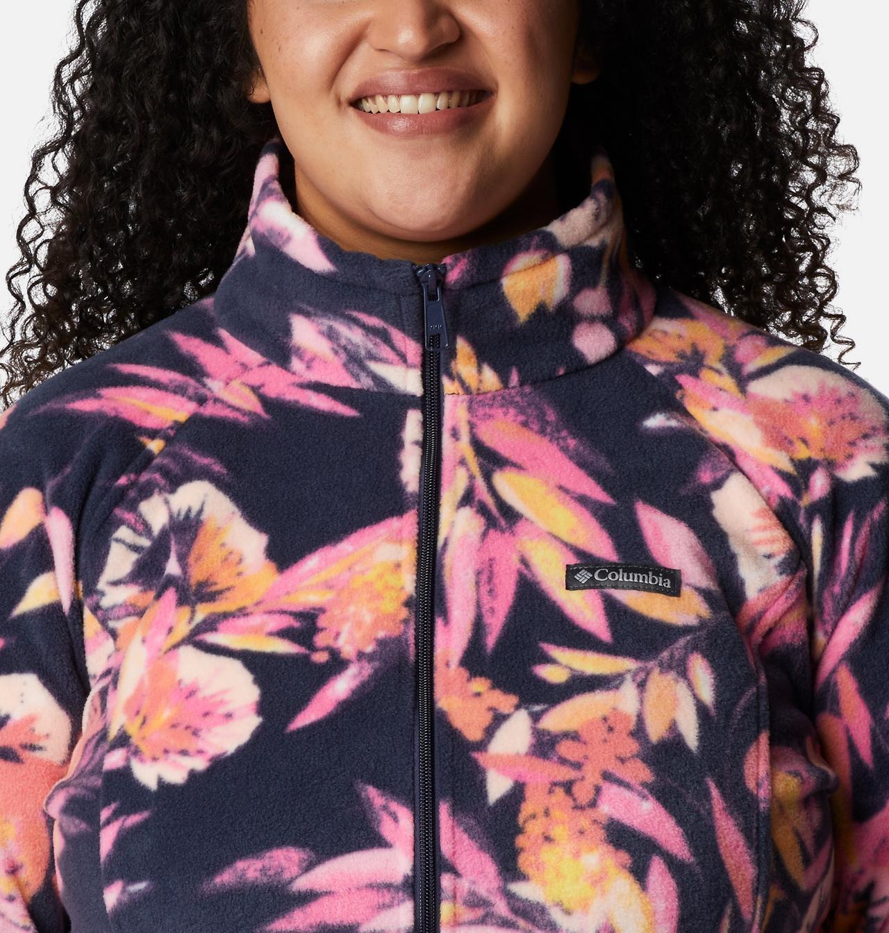 Women's Benton Springs™ Printed Full Zip Fleece Jacket - Plus Size 4