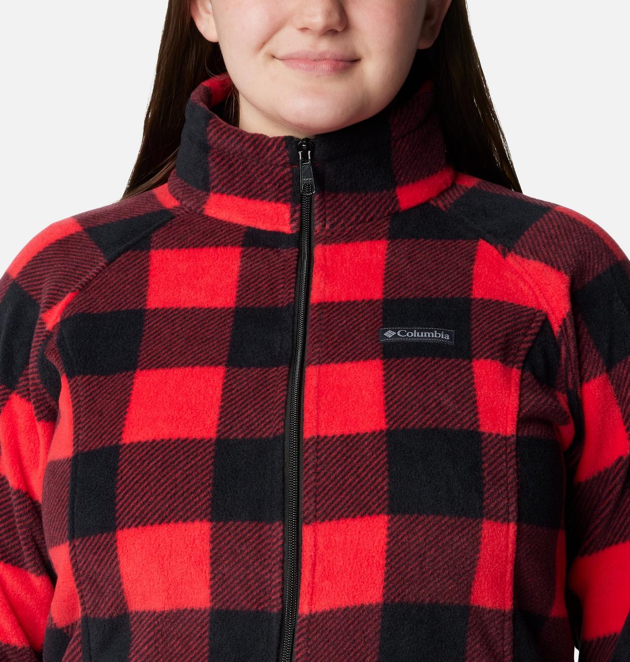 Women's Benton Springs™ Printed Full Zip Fleece Jacket - Plus Size 4