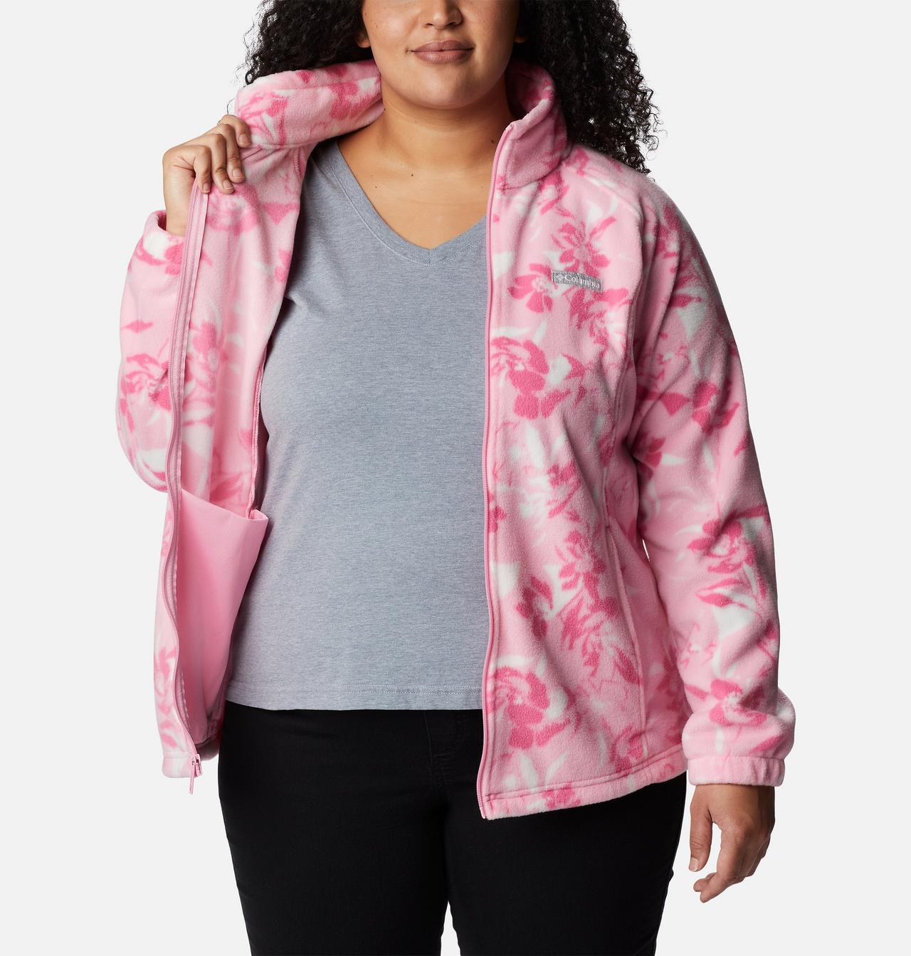 Women's Benton Springs™ Printed Full Zip Fleece Jacket - Plus Size 5