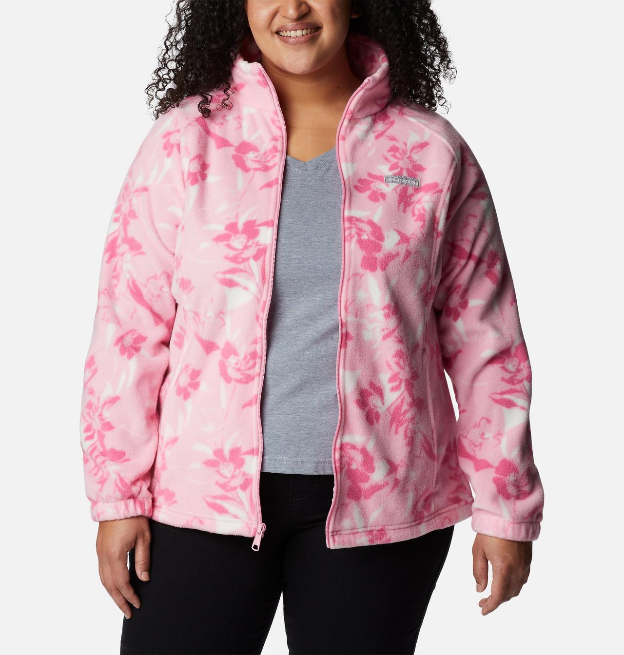 Women's Benton Springs™ Printed Full Zip Fleece Jacket - Plus Size 7