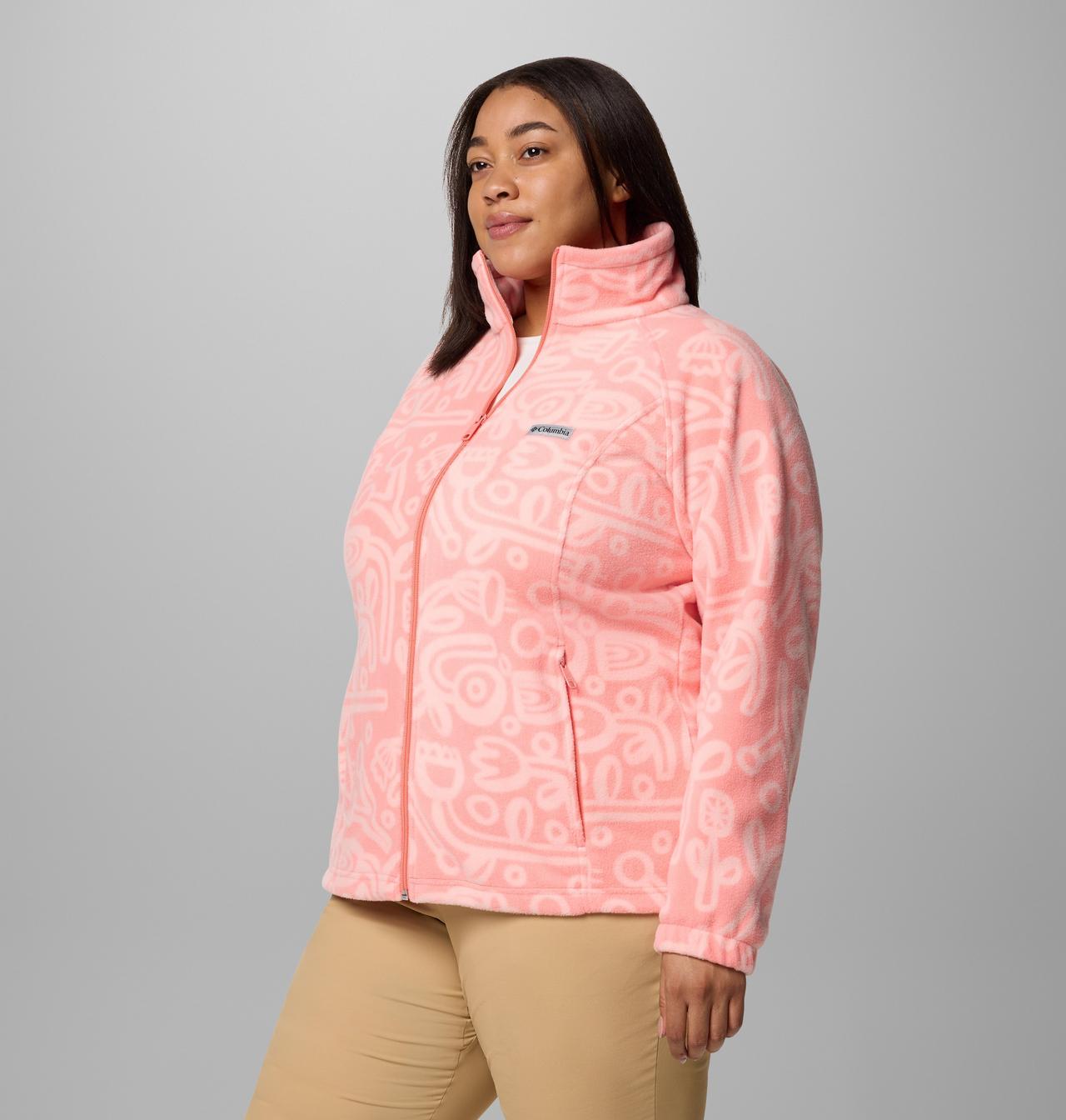 Veste polaire zippée imprimée Benton Springs™ Femme - Grandes tailles 3