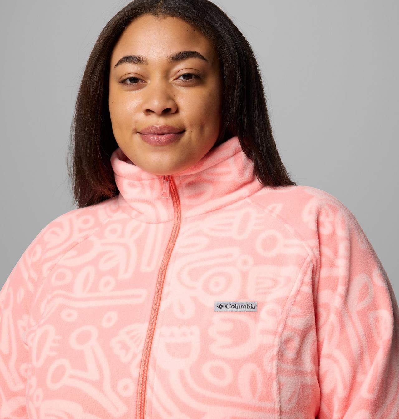 Veste polaire zippée imprimée Benton Springs™ Femme - Grandes tailles 4