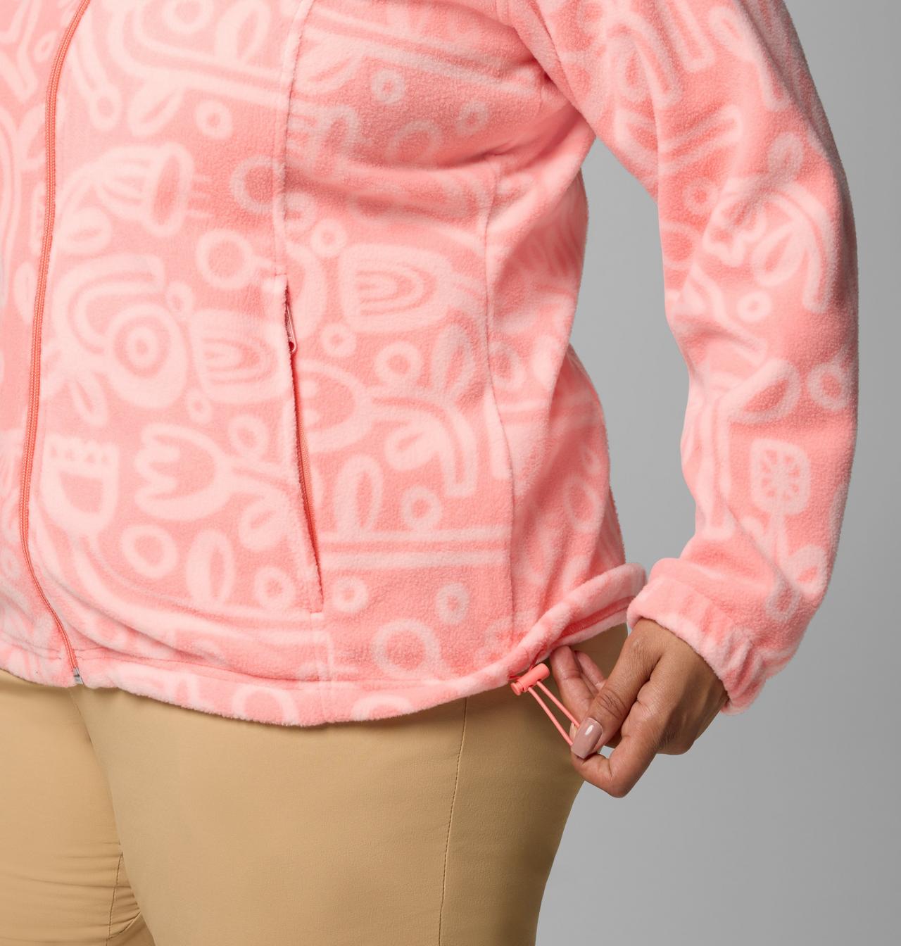 Veste polaire zippée imprimée Benton Springs™ Femme - Grandes tailles 5